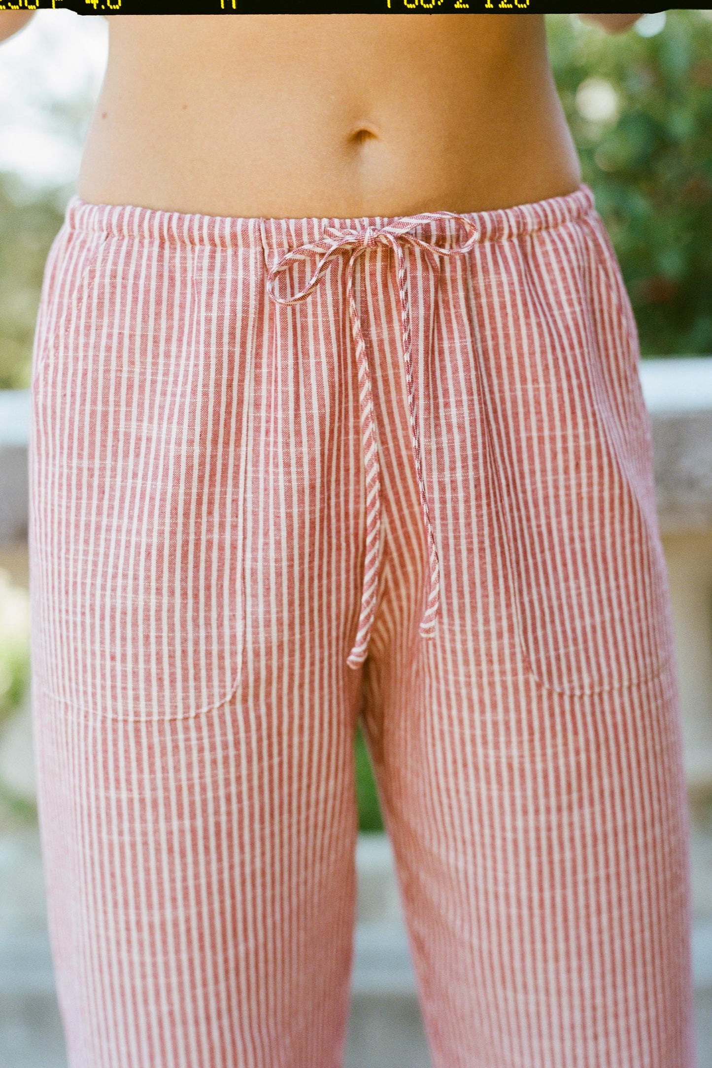 The Taavi Pant | Rhubarb Stripe