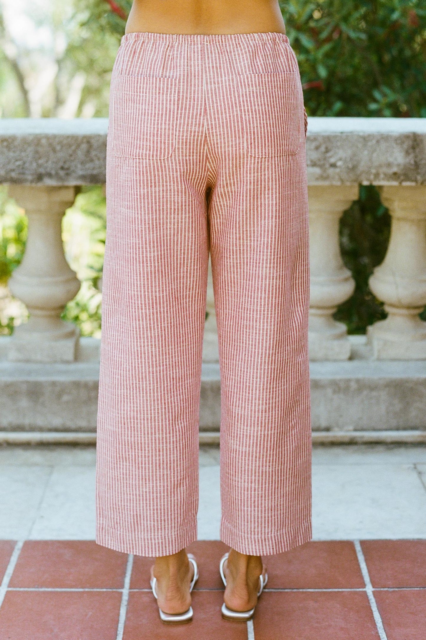 The Taavi Pant | Rhubarb Stripe