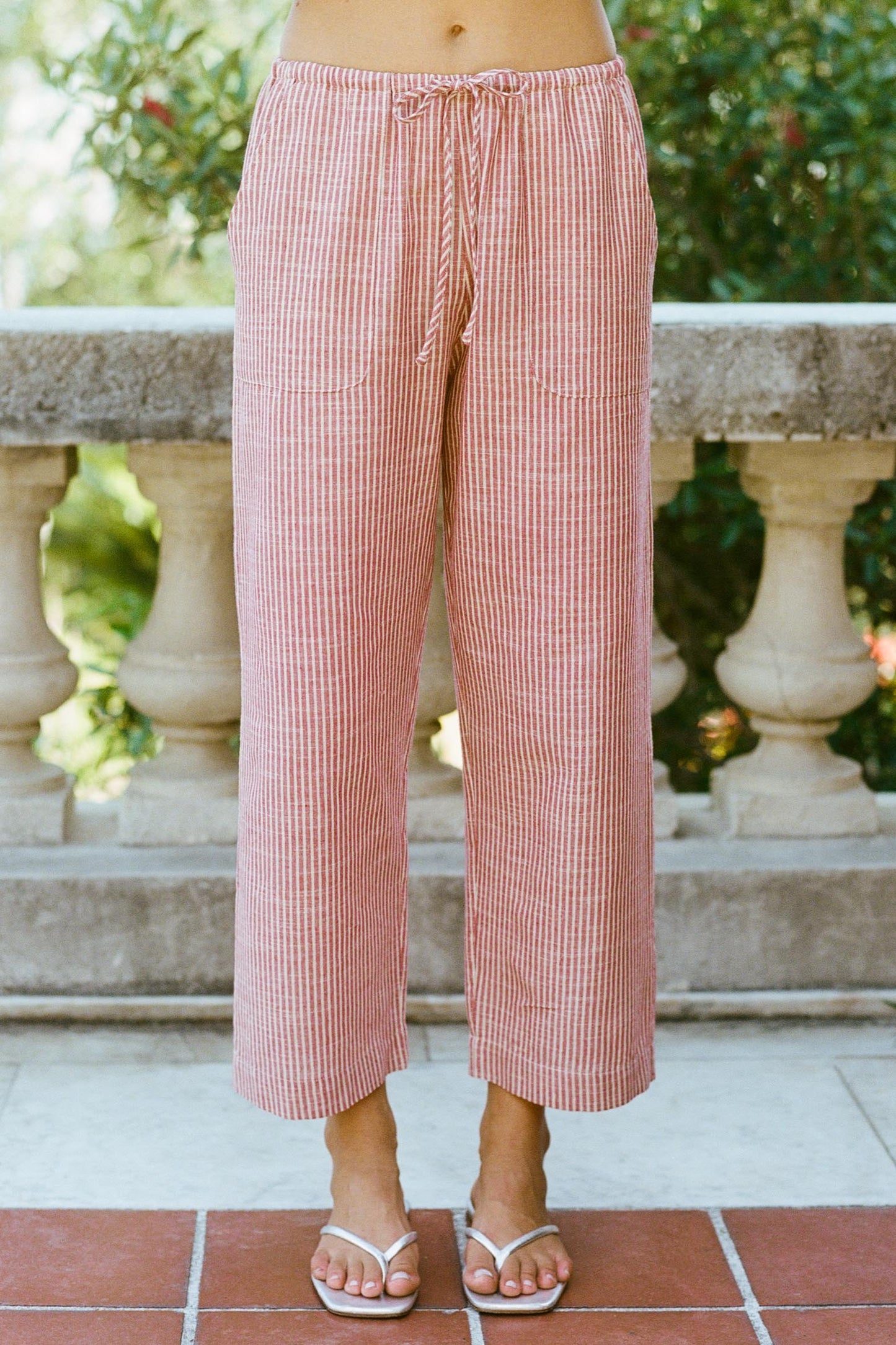 The Taavi Pant | Rhubarb Stripe