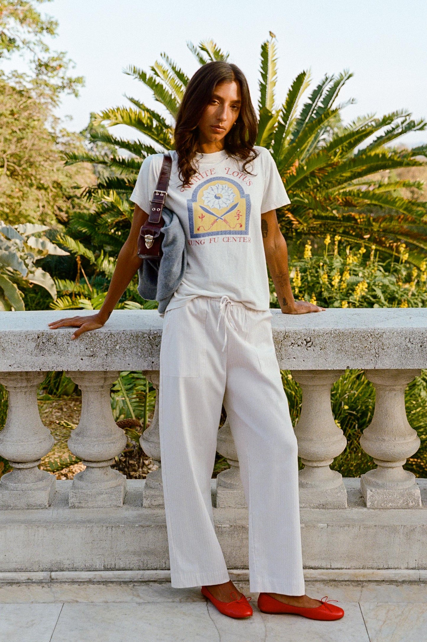The Taavi Pant | Alabaster Pinstripe