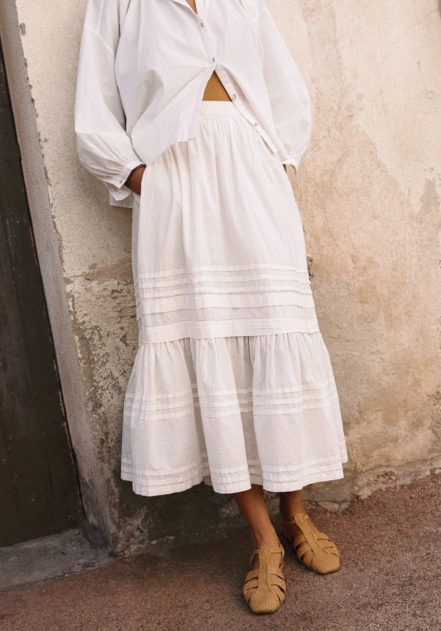 The Gabrielle Skirt | Pearl