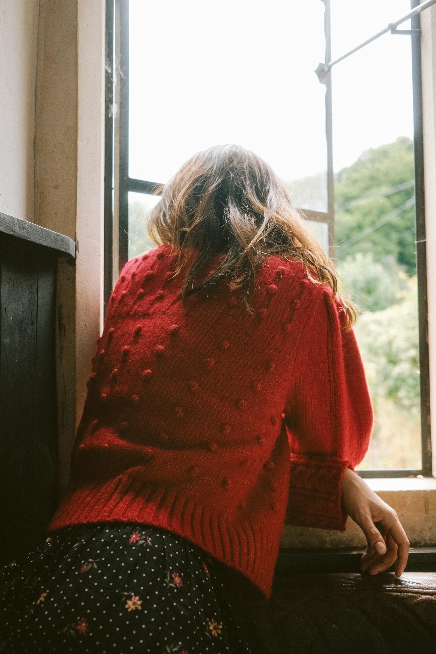 The Gigi Cardigan | Candy Apple Red