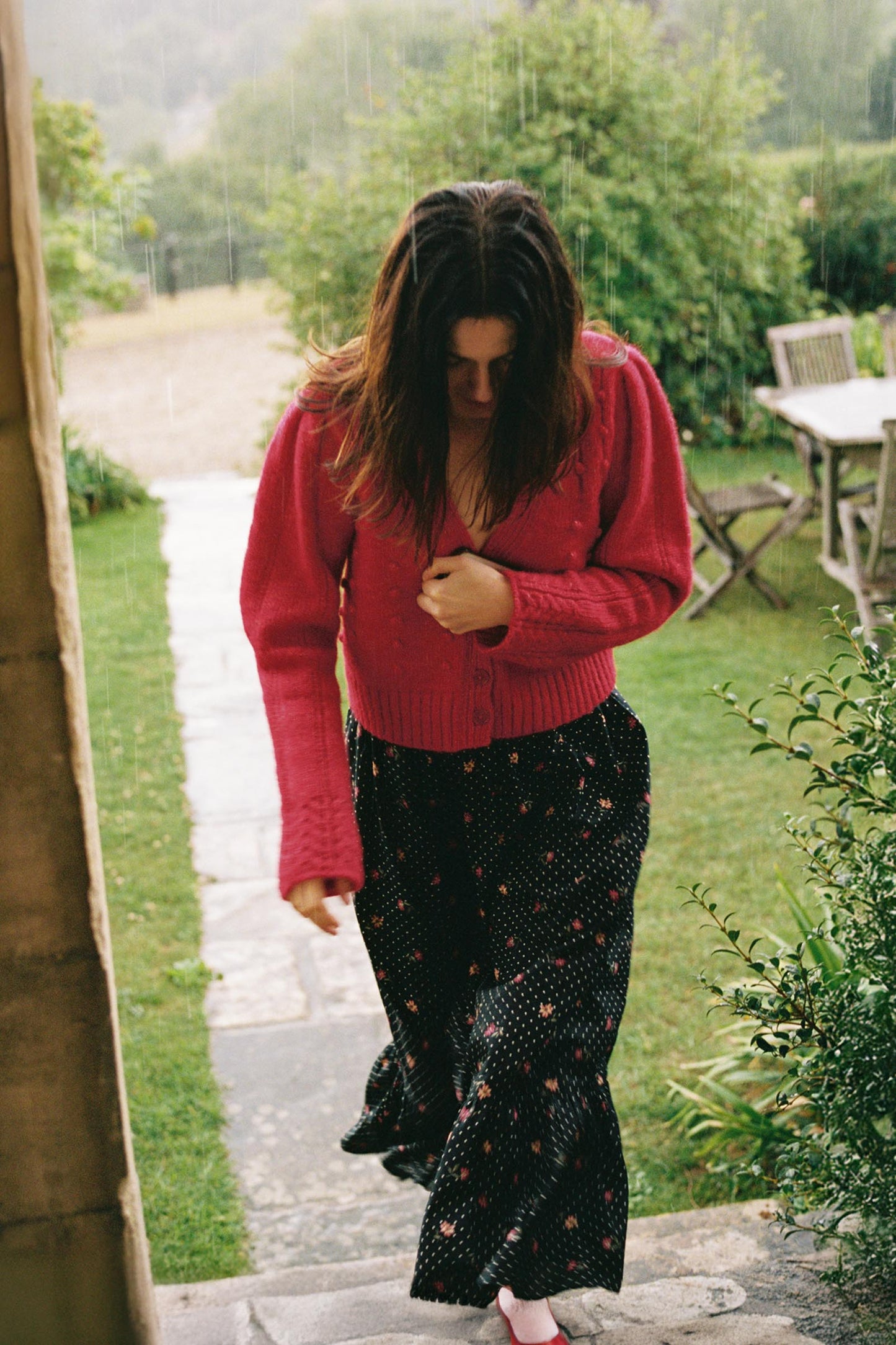 The Gigi Cardigan | Candy Apple Red