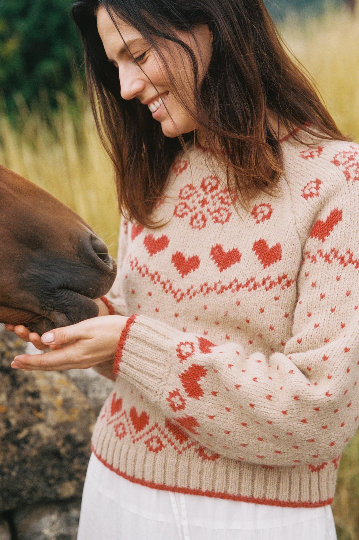 The Francesca Sweater | Crimson Heart