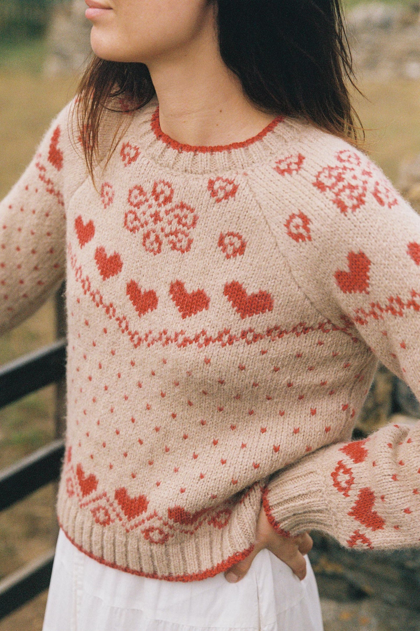 The Francesca Sweater | Crimson Heart