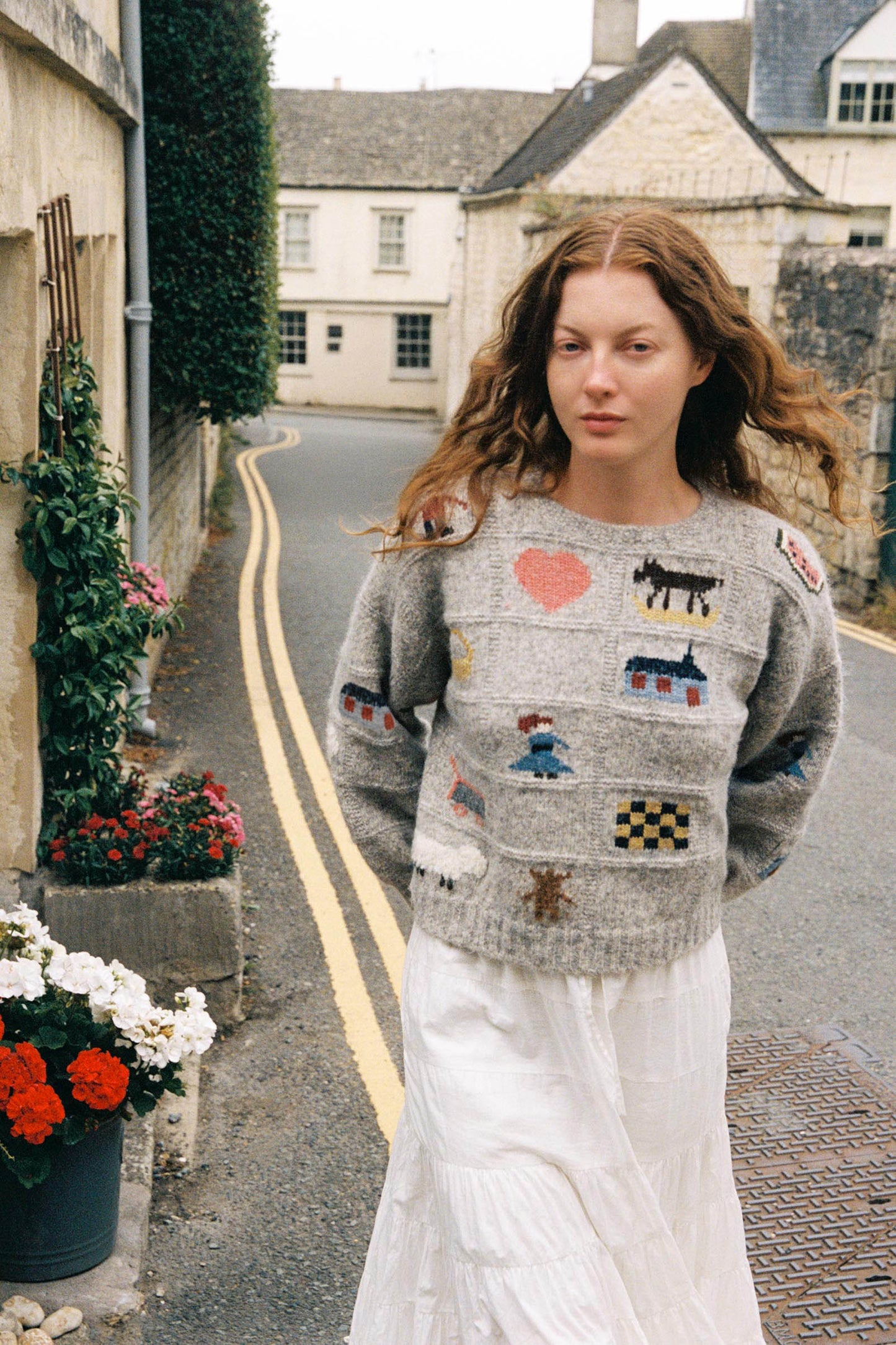 The Enid Sweater | Earl Grey