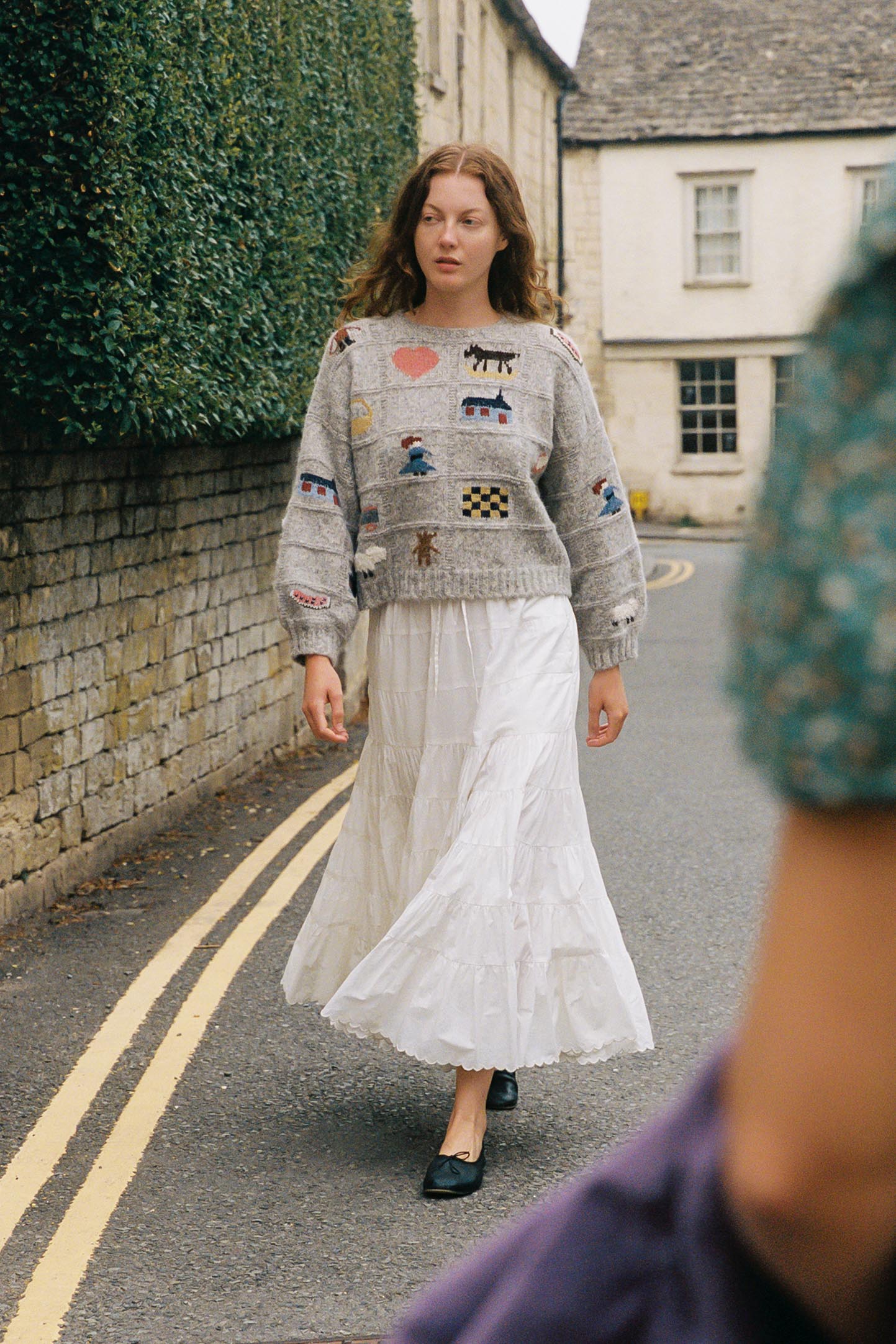The Enid Sweater | Earl Grey