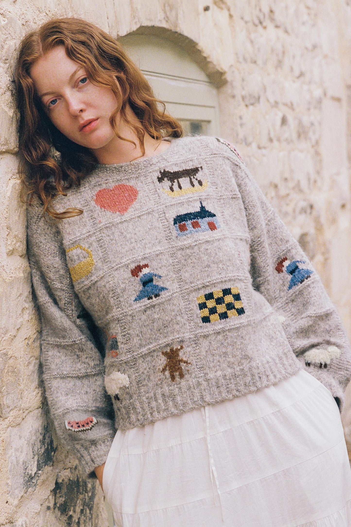 The Enid Sweater | Earl Grey
