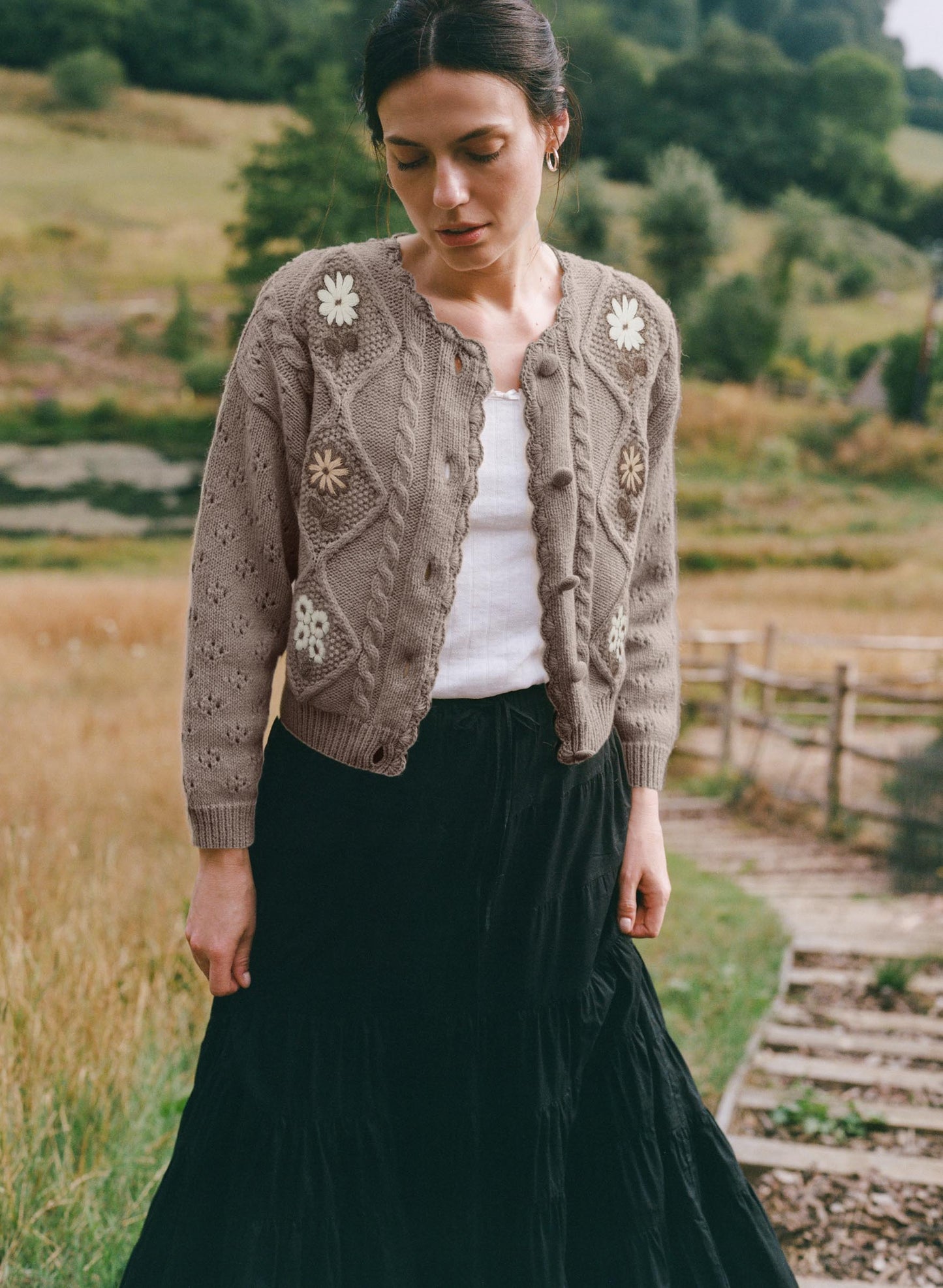 The Clover Cardigan | Hazelnut