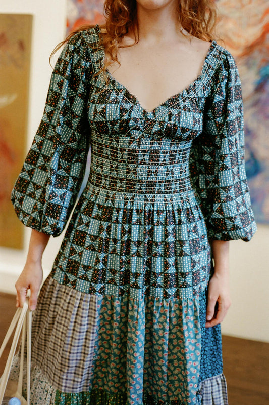 The Monroe Dress | Star Quilt Patchwork