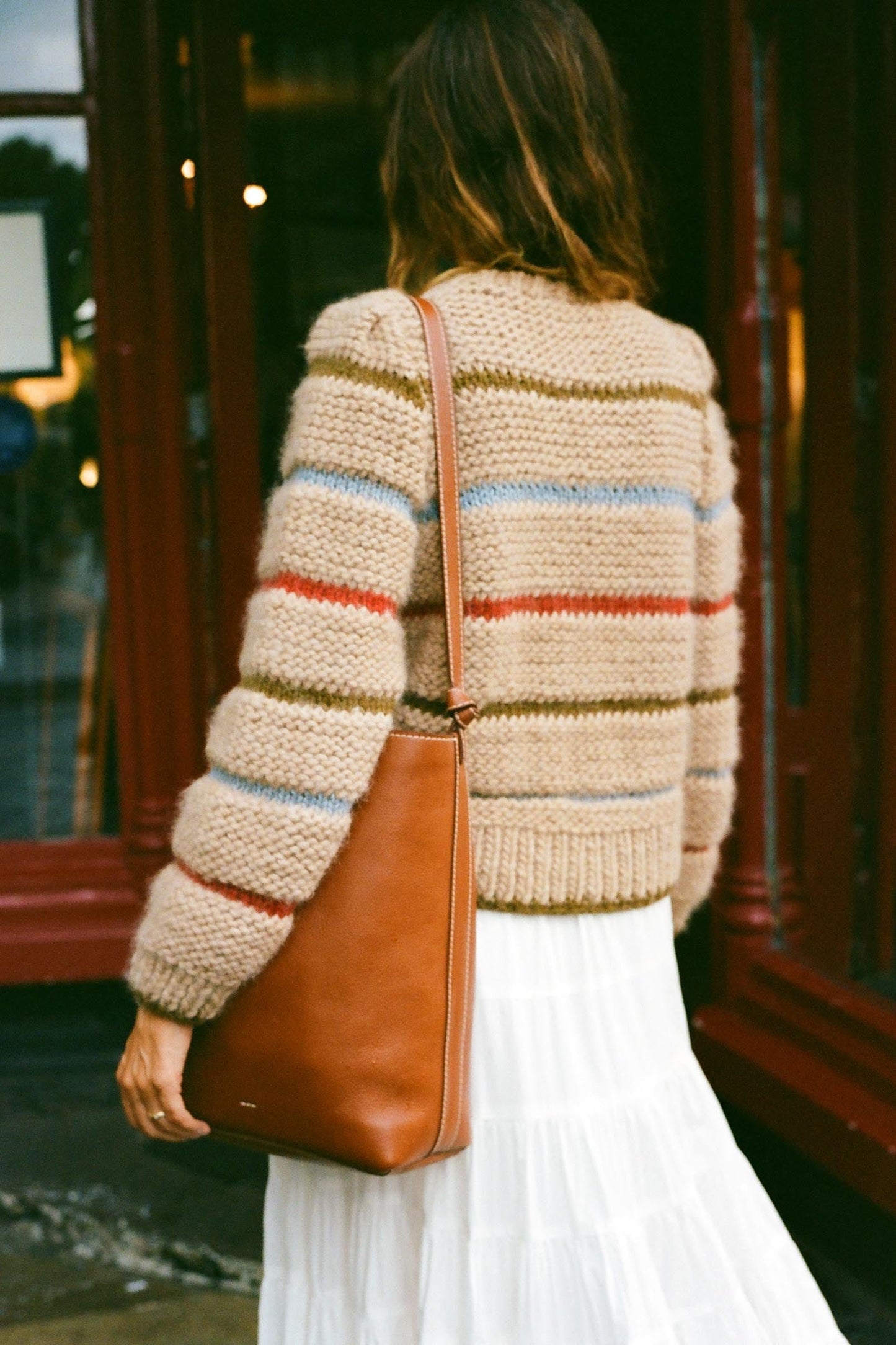 The Leandra Cardigan| Kaleidoscope Stripe
