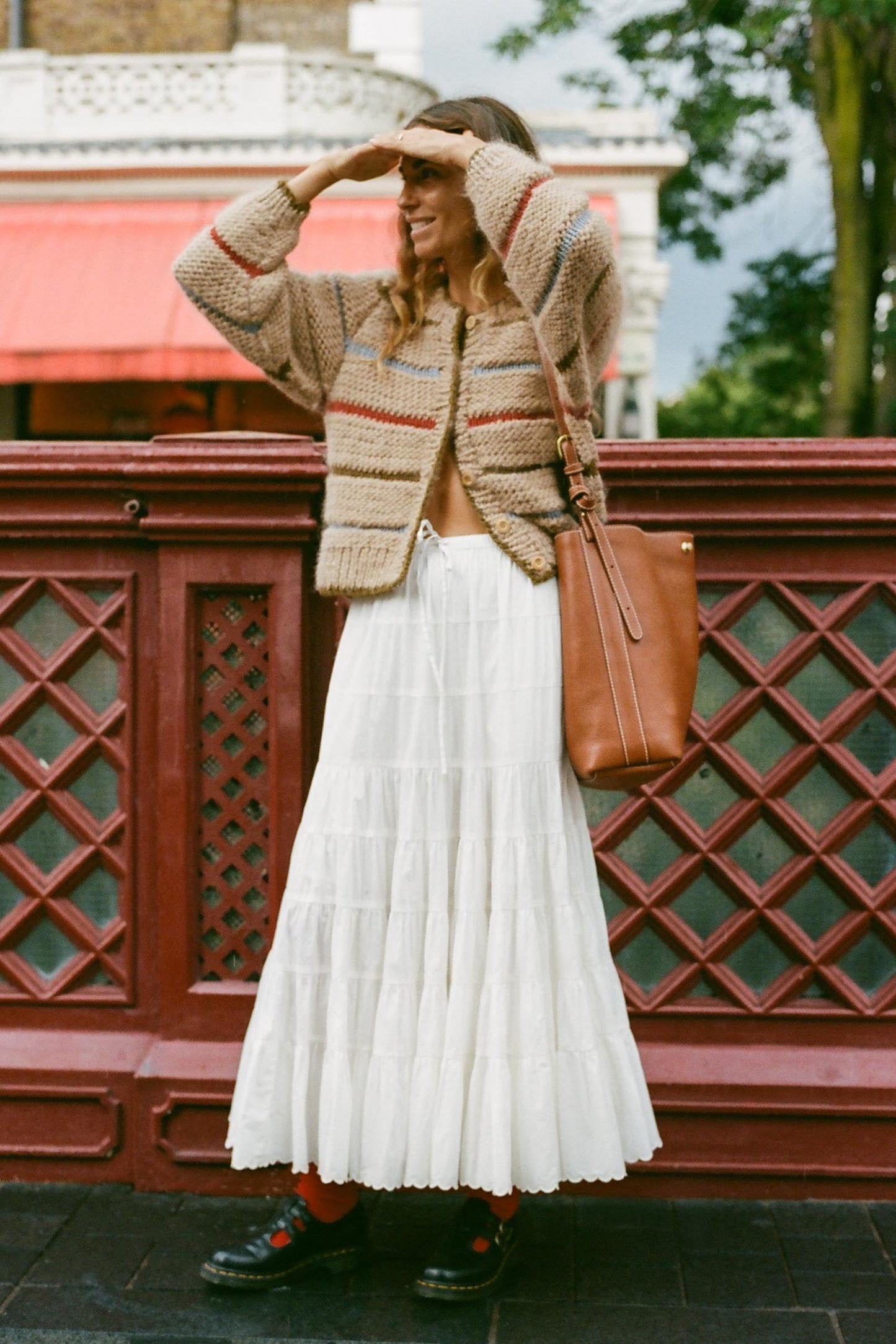 The Leandra Cardigan| Kaleidoscope Stripe