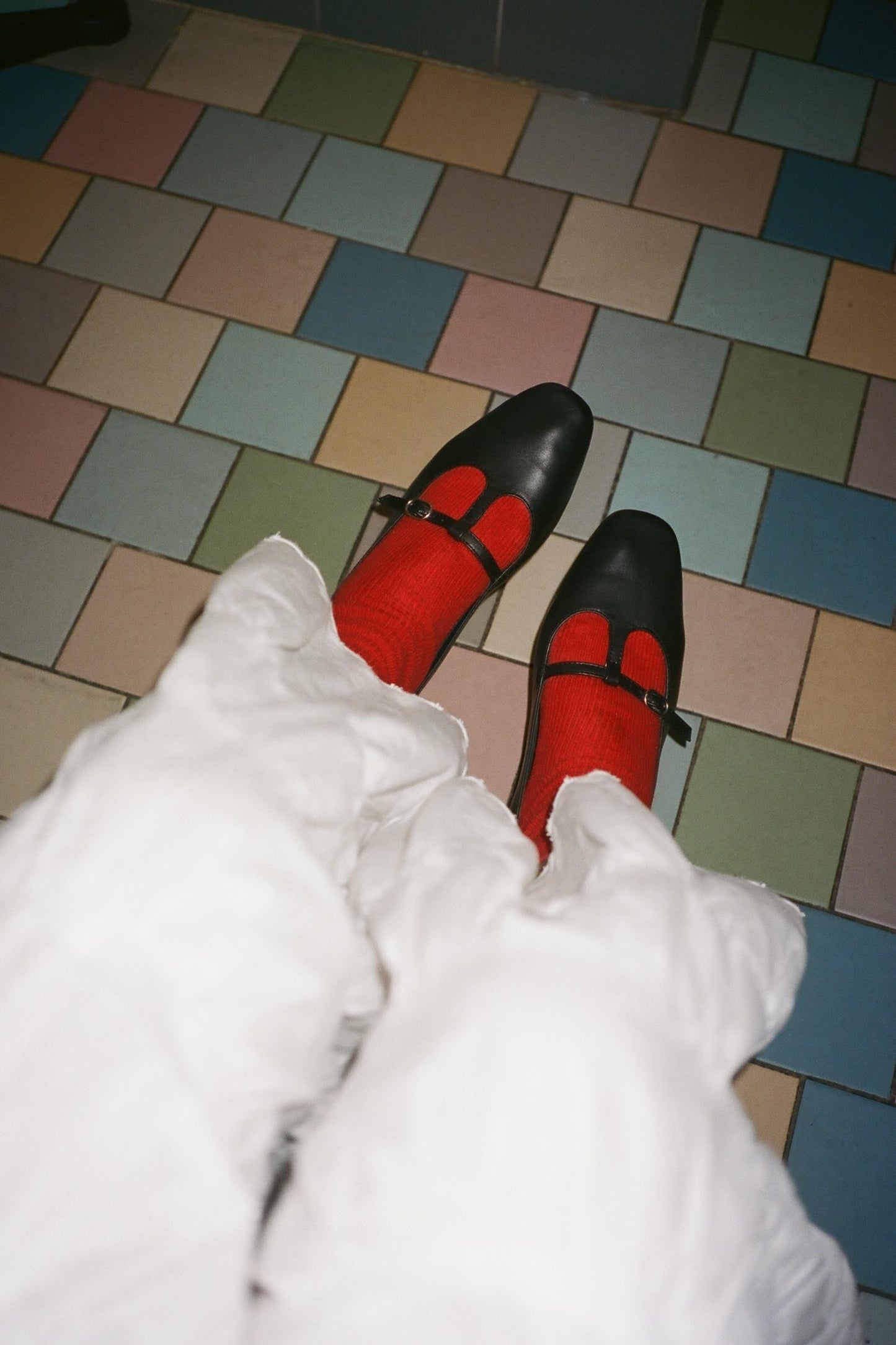 The Ballerina T-Strap| Nero