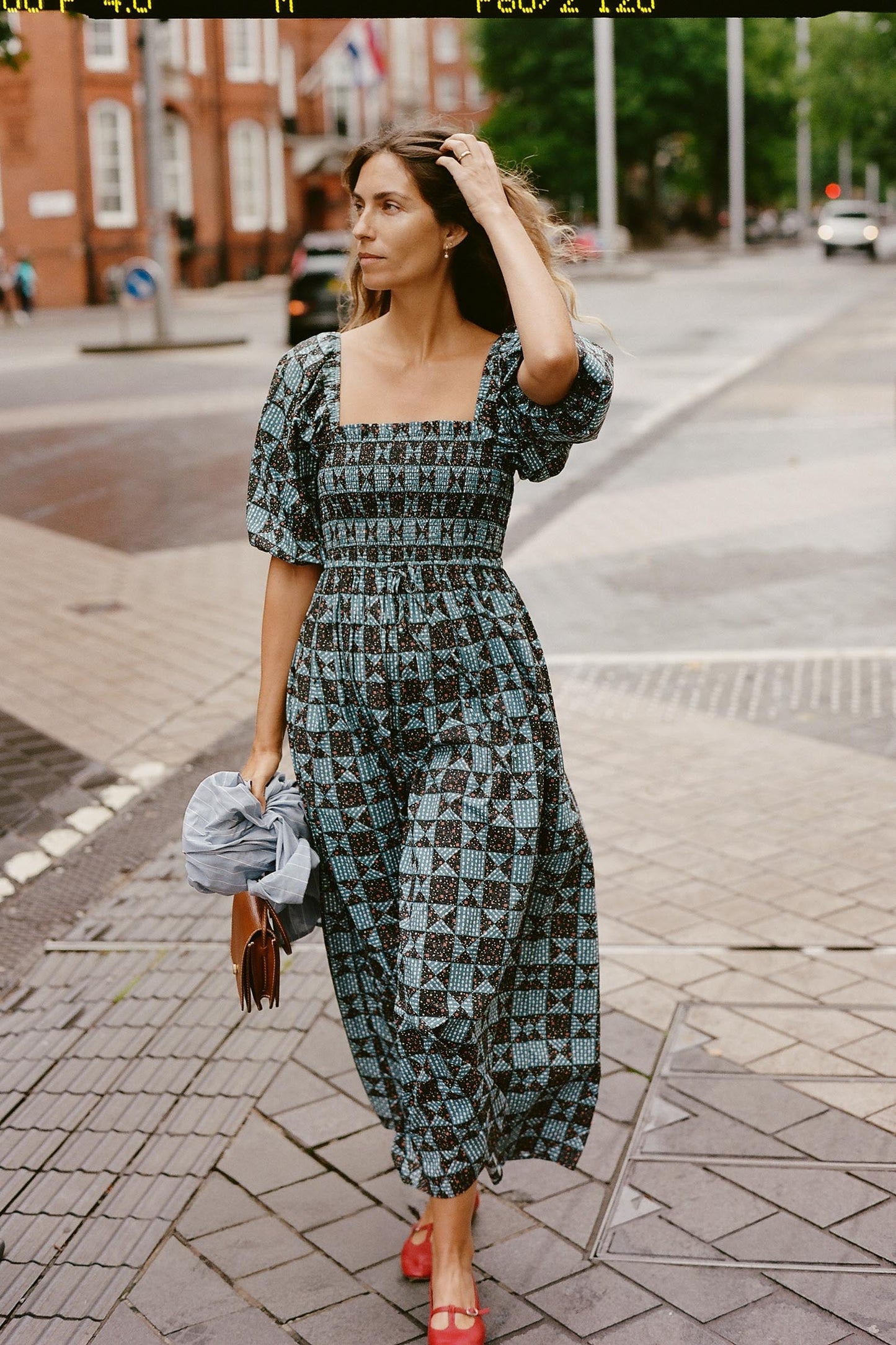 The Katrina Dress | Star Quilt Slate
