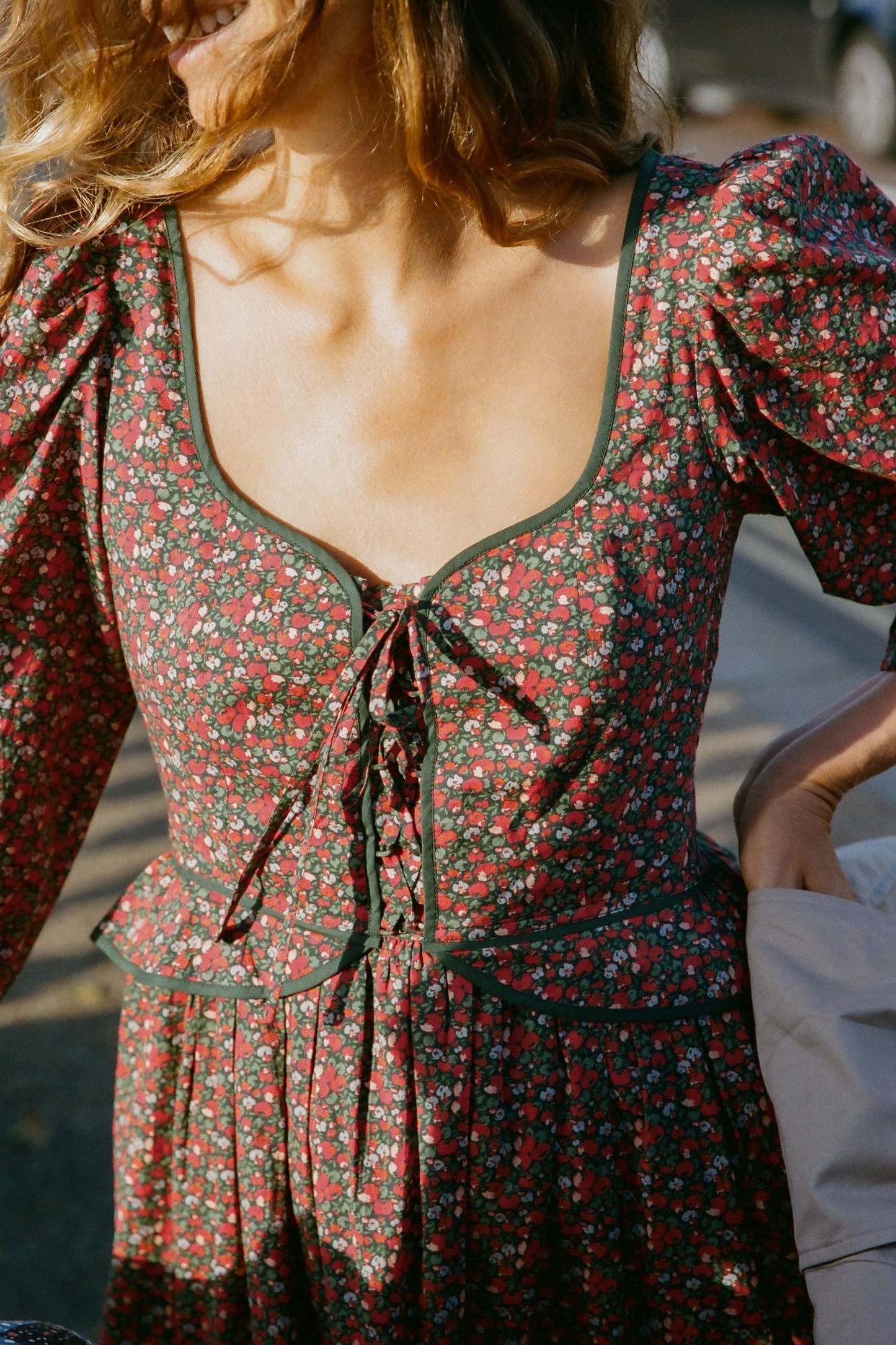 The Narcissa Dress | Evergreen Apple Harvest