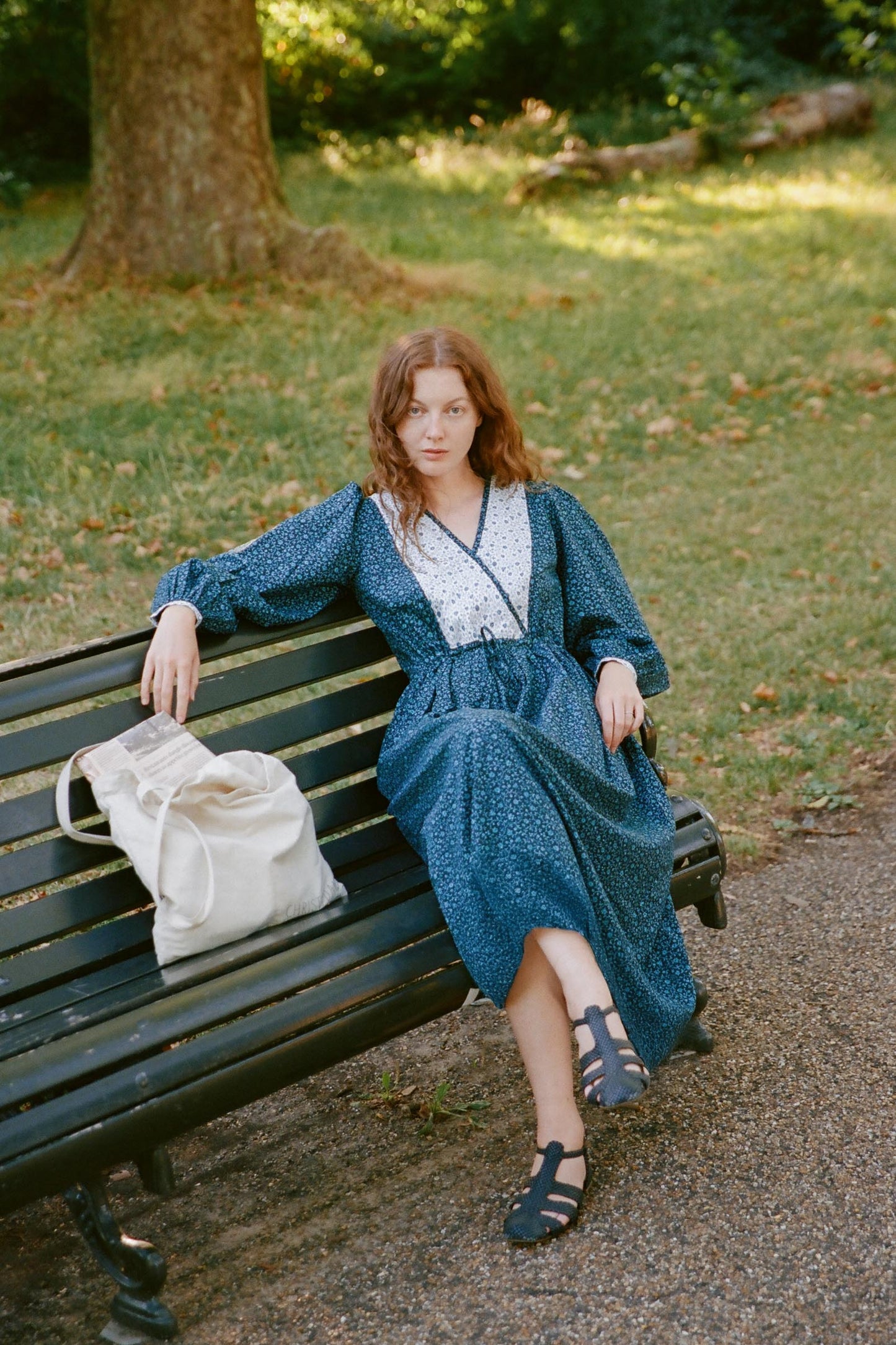 The Azure Dress | Chrysanthemum Vine