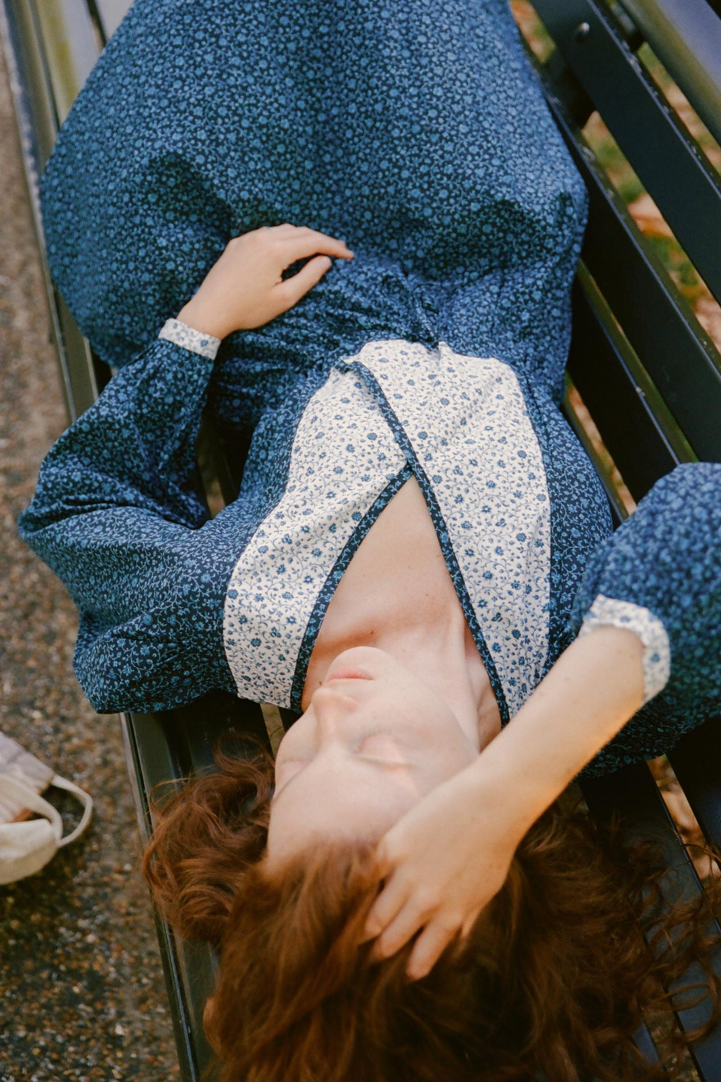 The Azure Dress | Chrysanthemum Vine