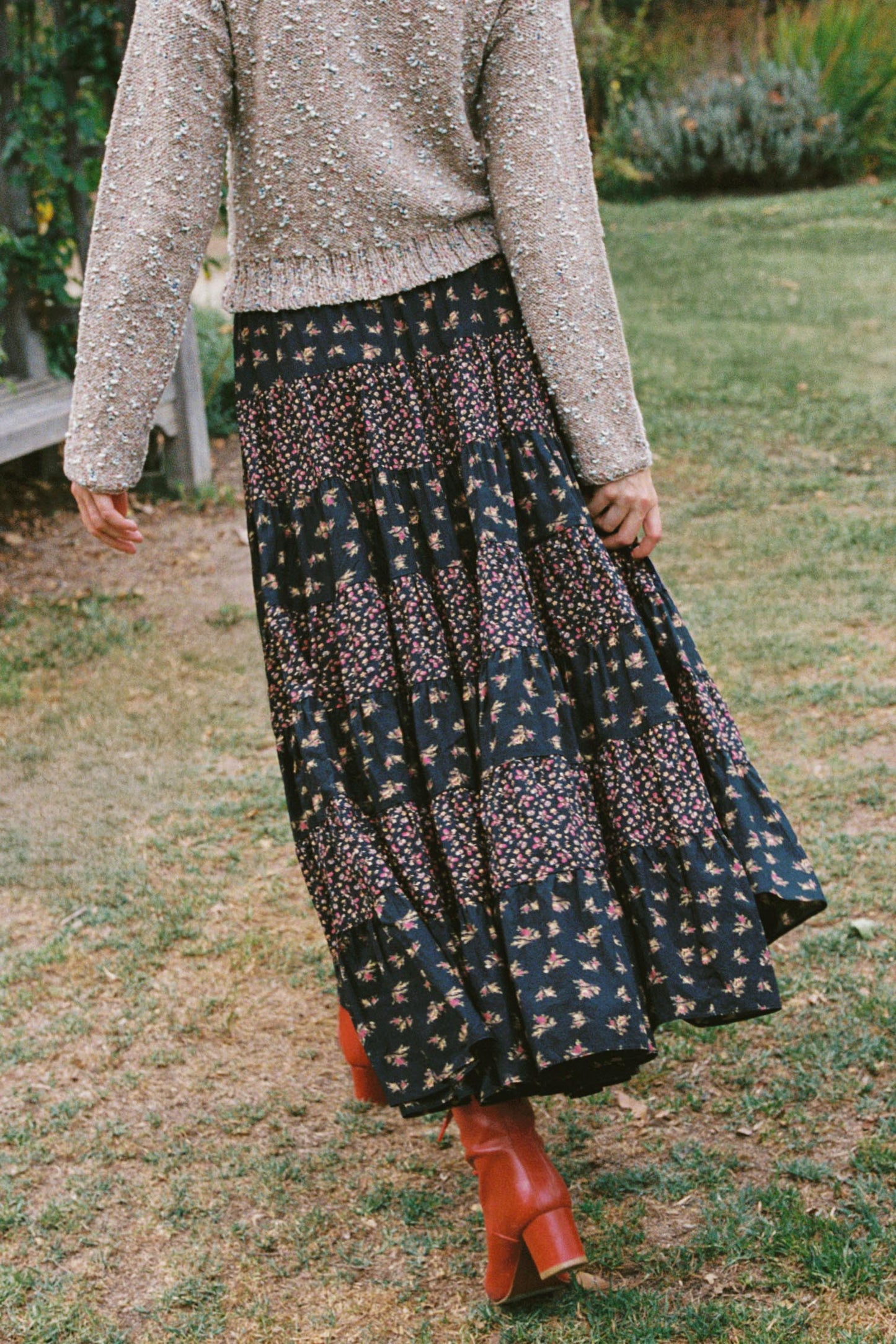 The Lorene Skirt | Falling Roses