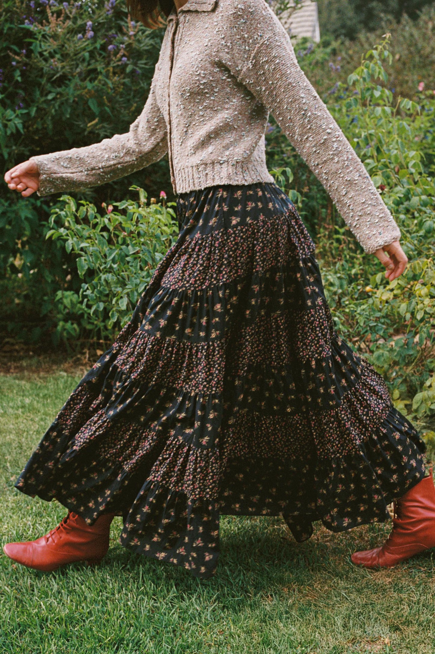 The Lorene Skirt | Falling Roses