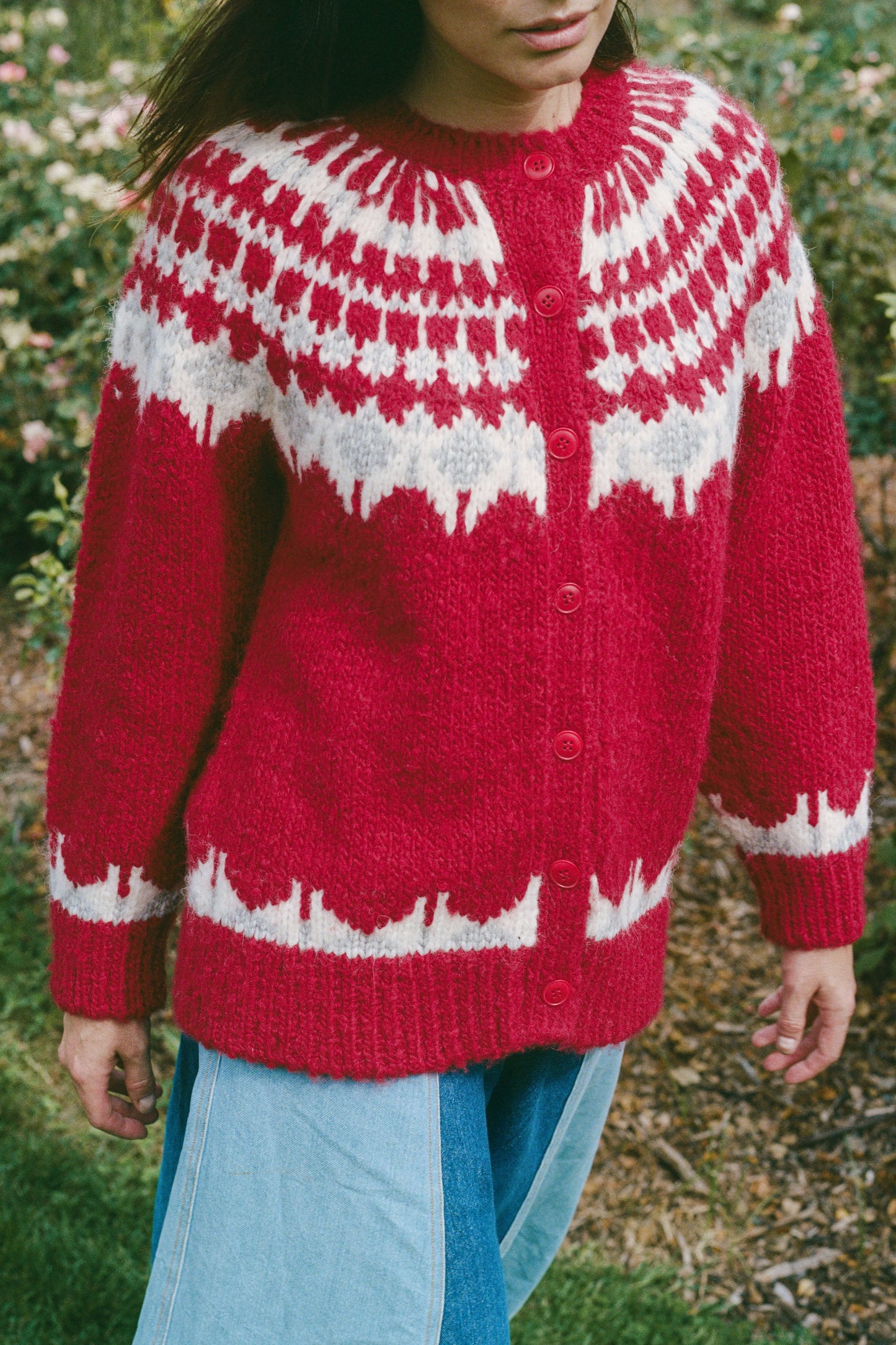 The Thora Cardigan | Beetroot