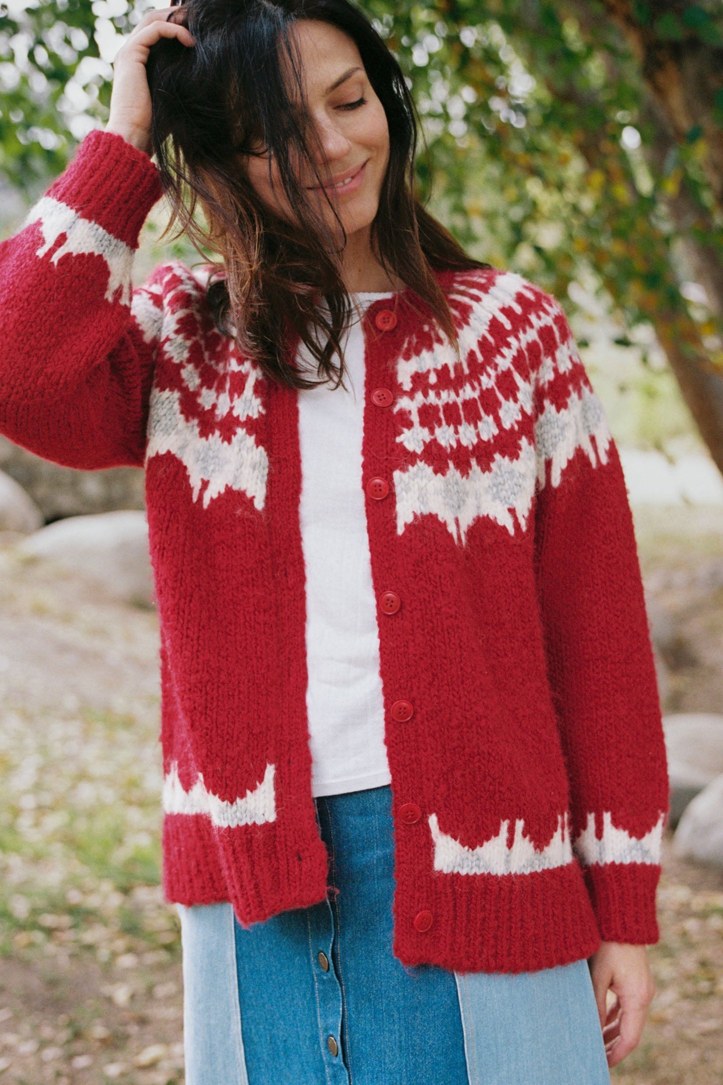 The Thora Cardigan | Beetroot