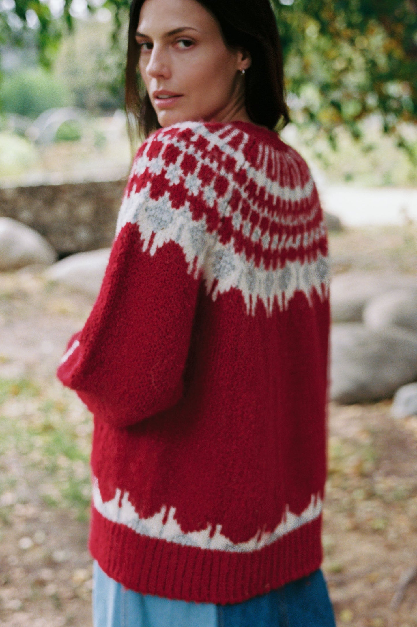 The Thora Cardigan | Beetroot