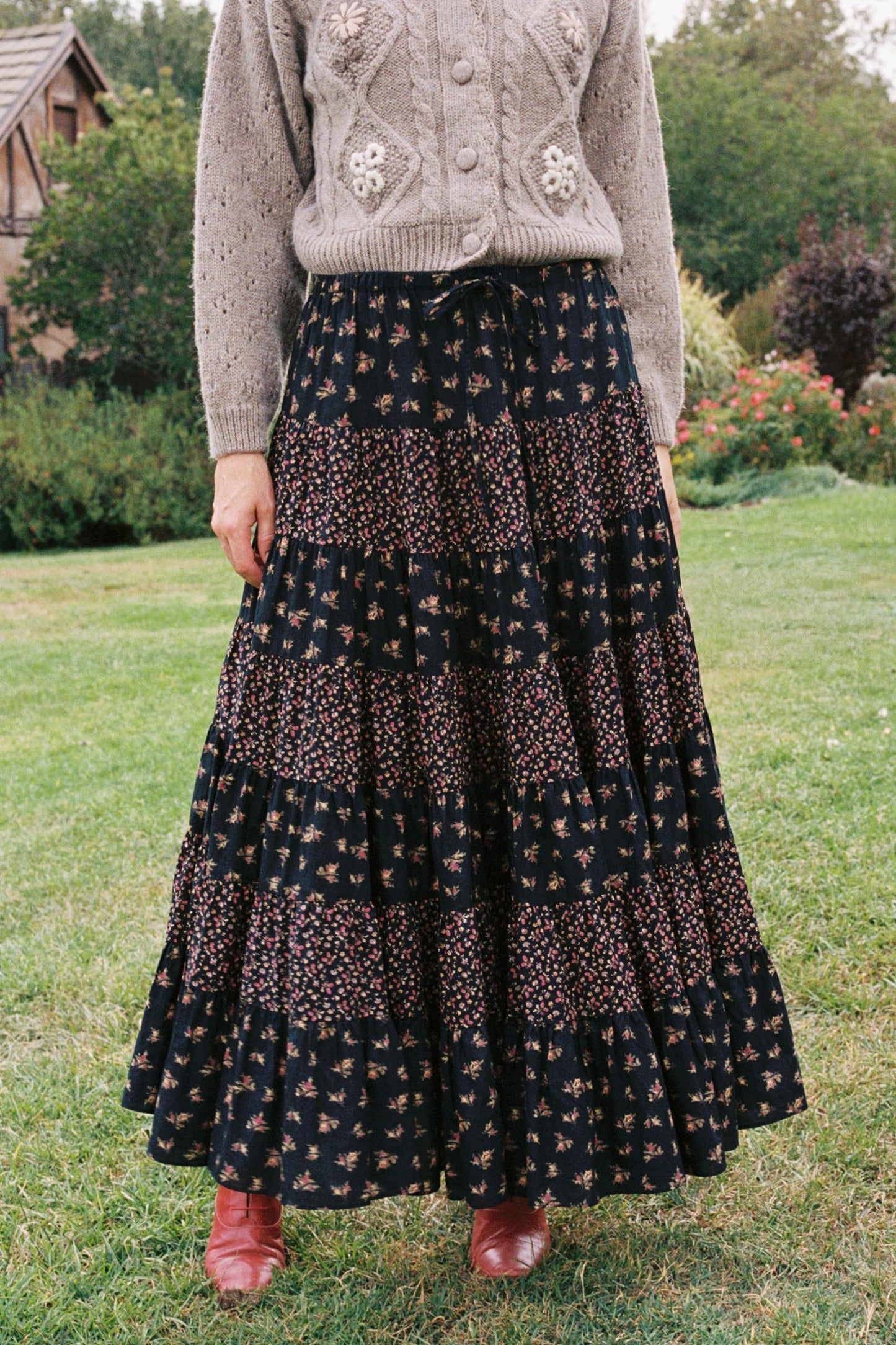 The Lorene Skirt | Falling Roses