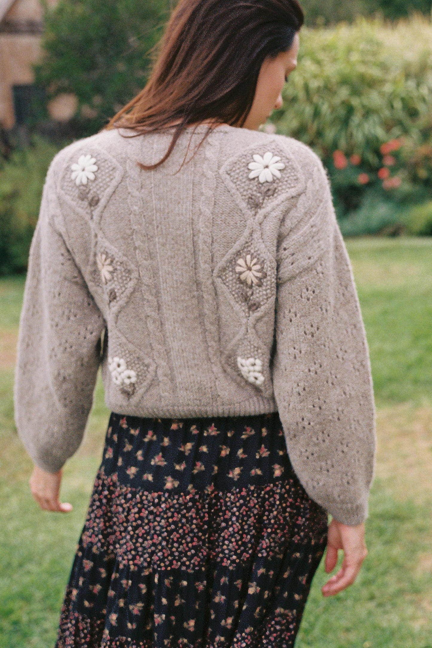 The Clover Cardigan | Hazelnut