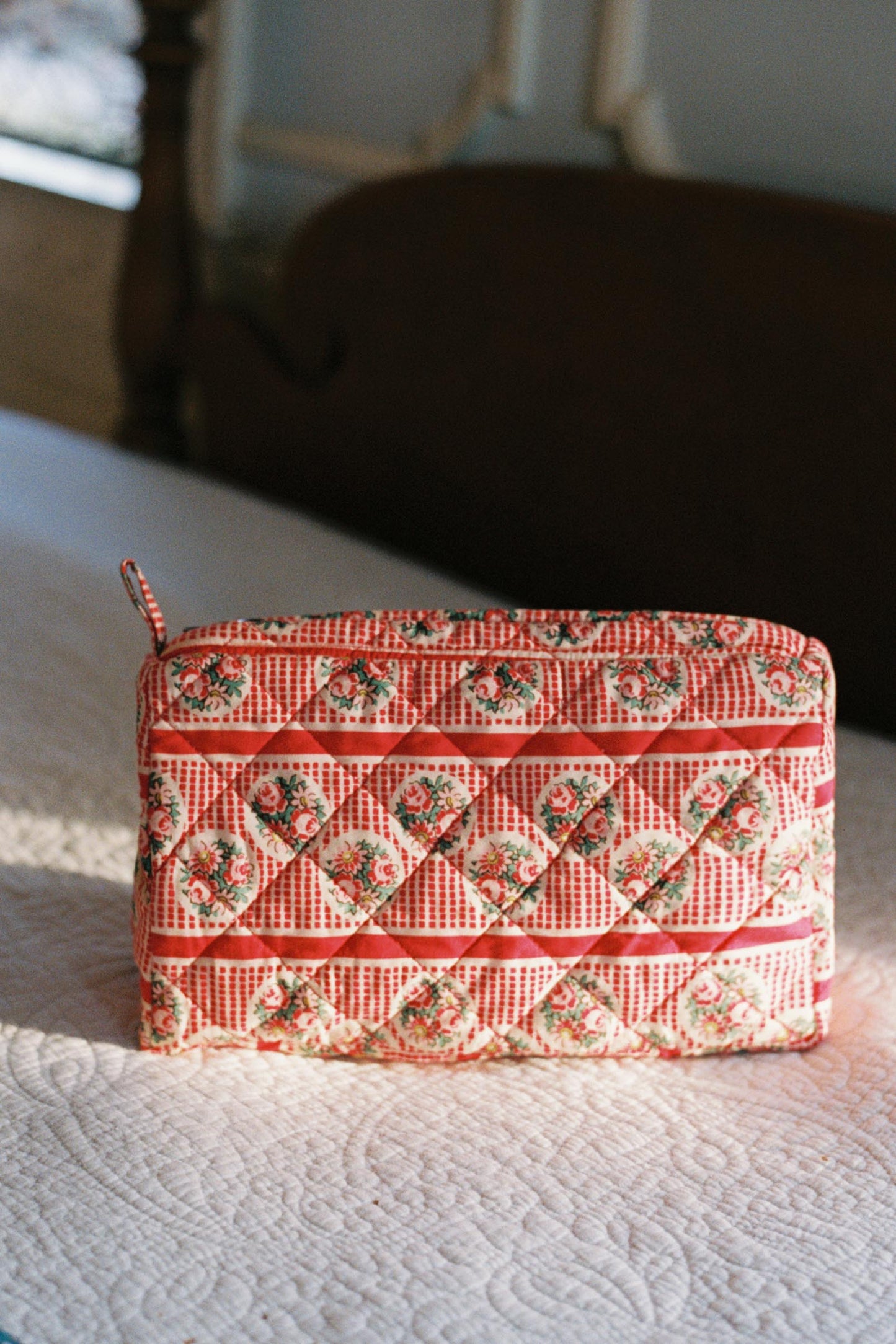 The Quilted Pouch | Carmine Bouquet