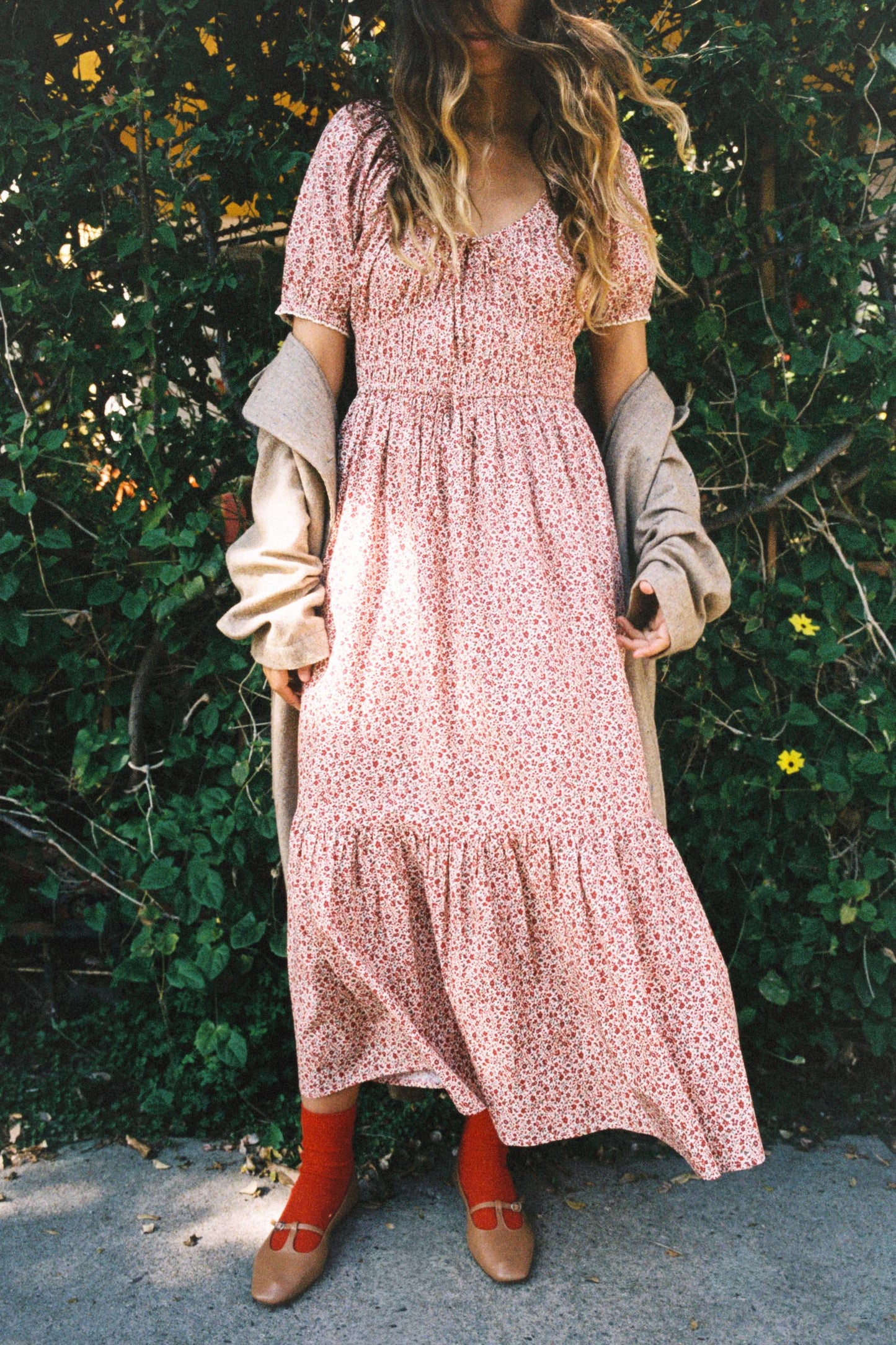 The Brynne Dress | Maroon Calico