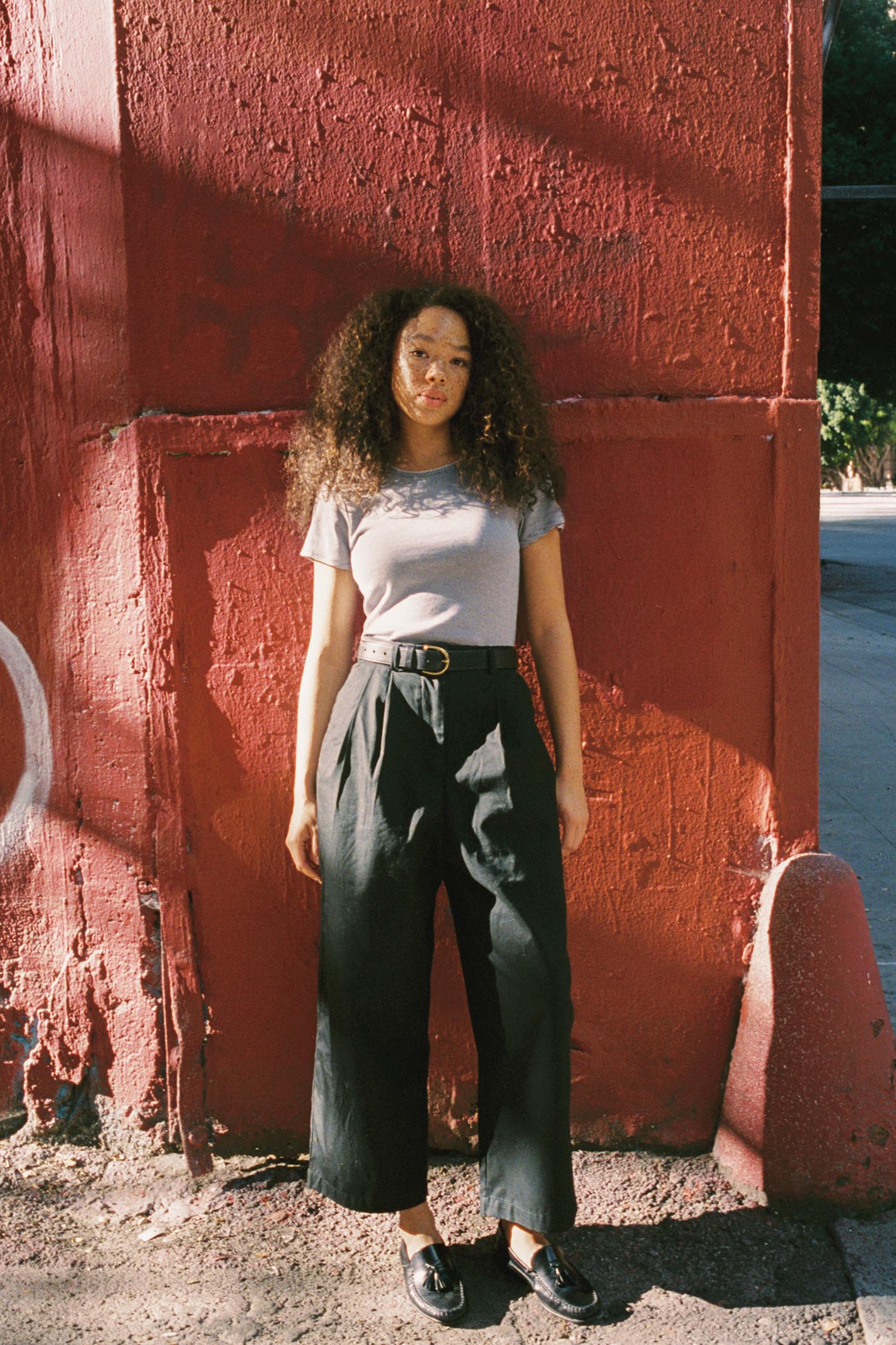The Rayne Tee | Navy Stripe