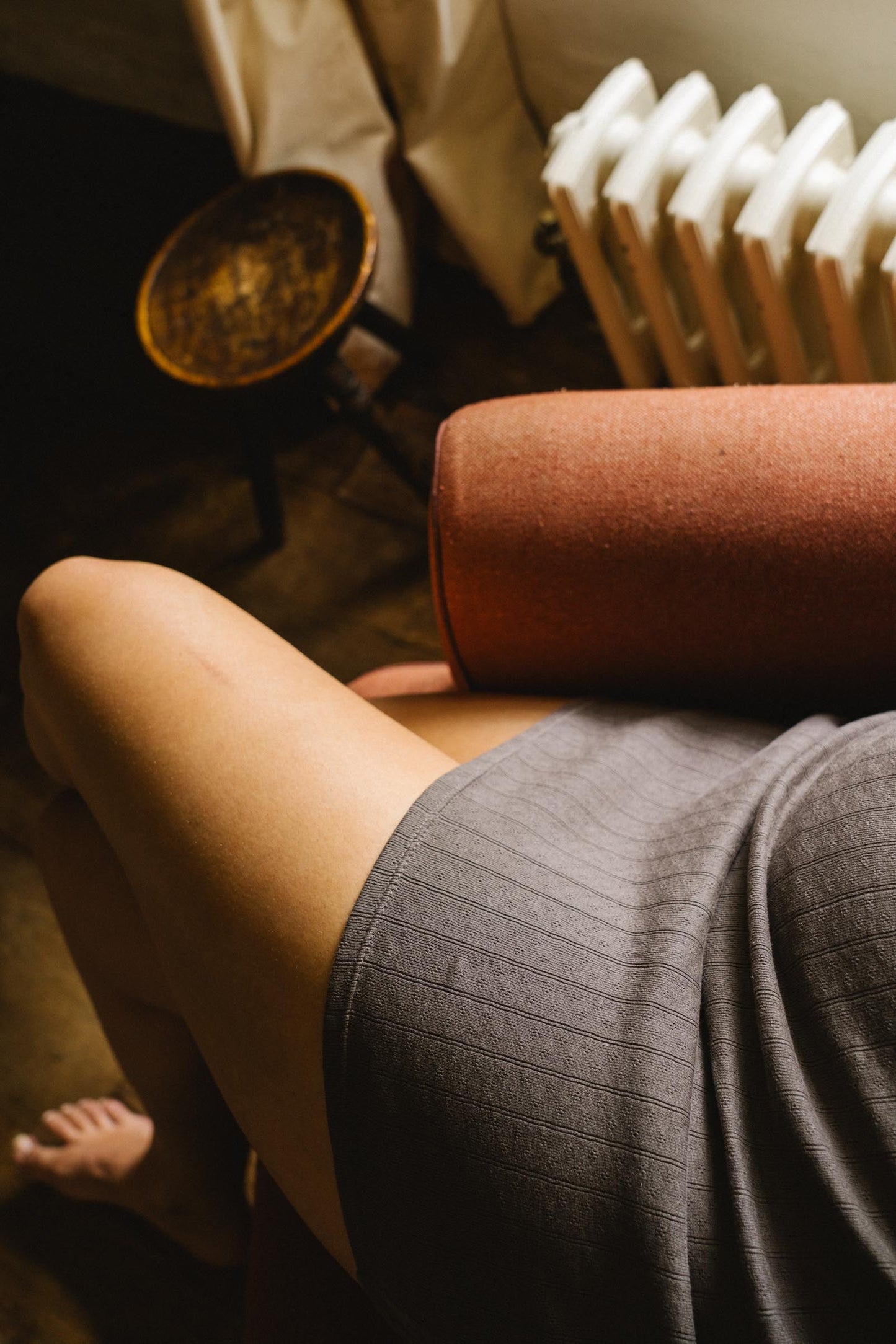 The Mattie Slip | Charcoal