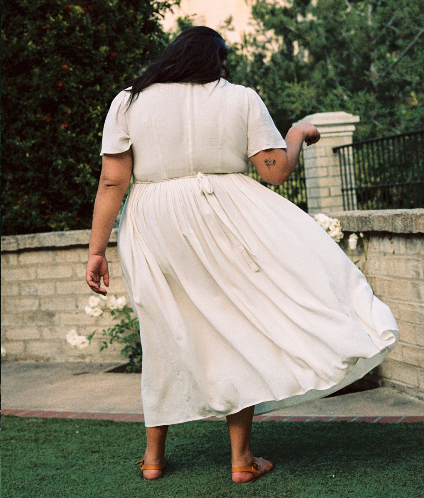 The Scarlet Dress Extended | Eggshell