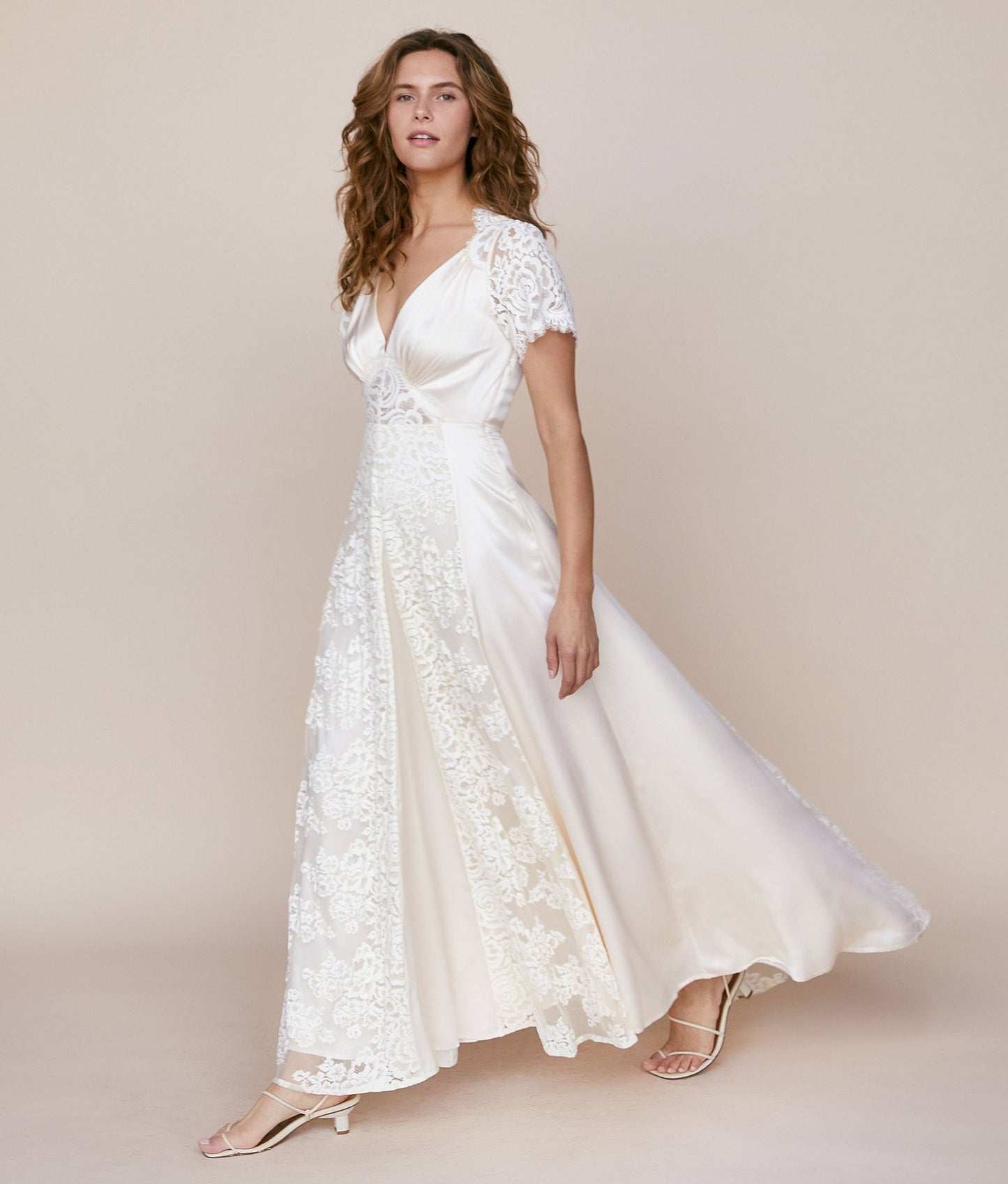 The Fitzgerald Dress | Pearl Silk