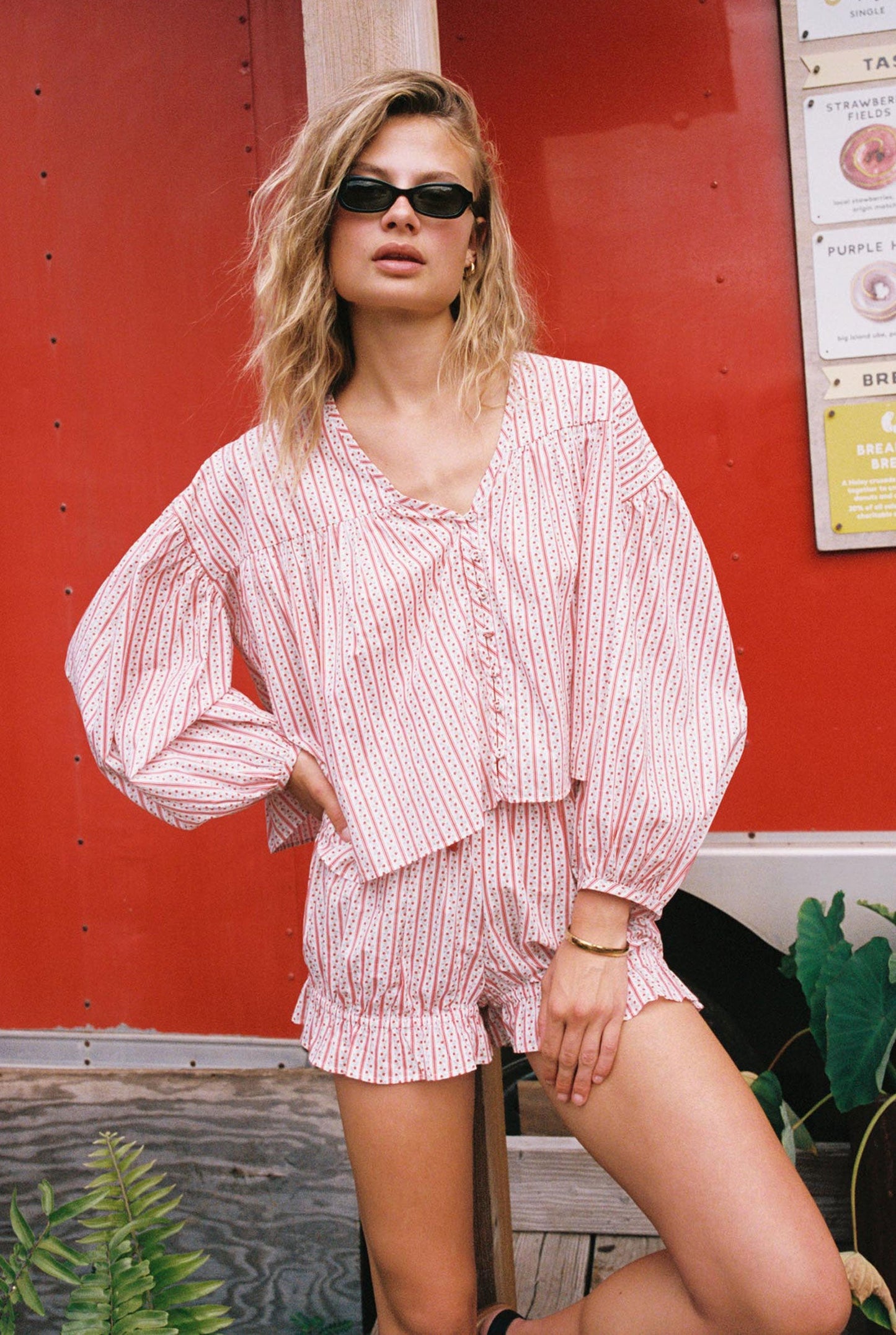 The Georgina Blouse | Strawberry Vine