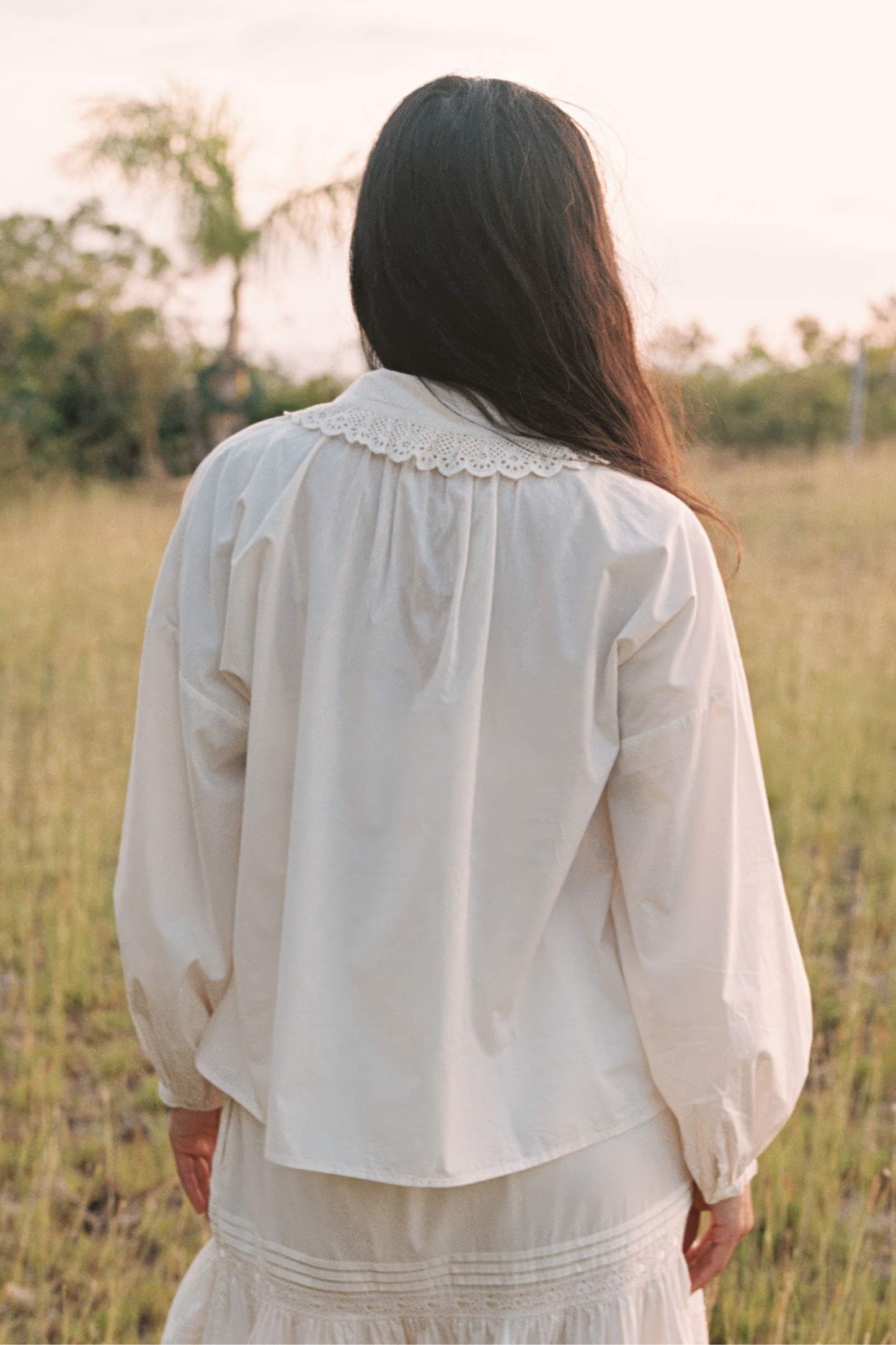 The Ghita Blouse | Pearl