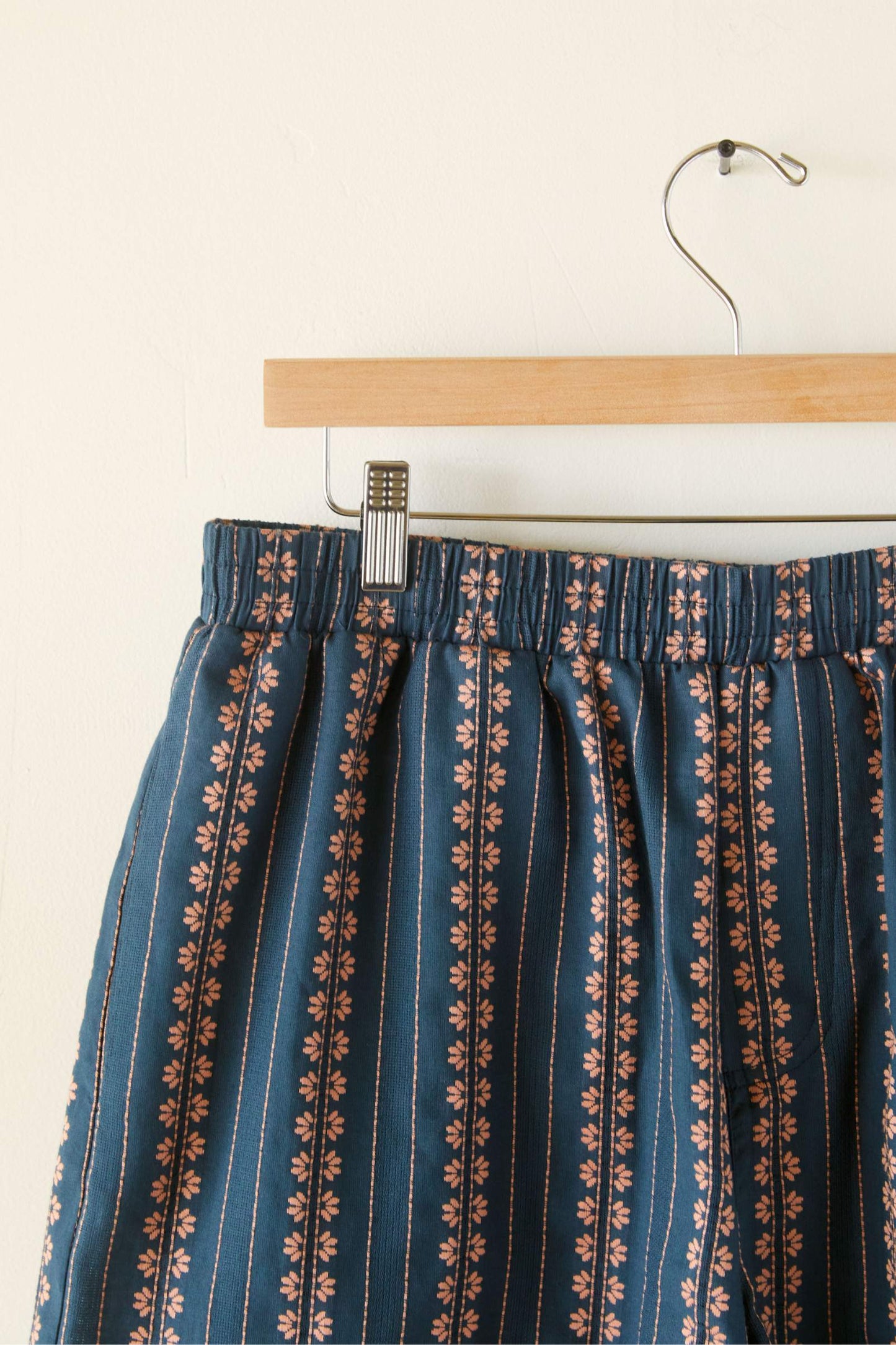 The Gilberto Shorts| Indigo Zinnia Stripe