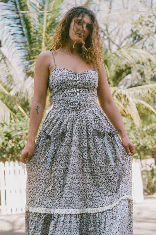 The Lia Dress | Noir Phlox