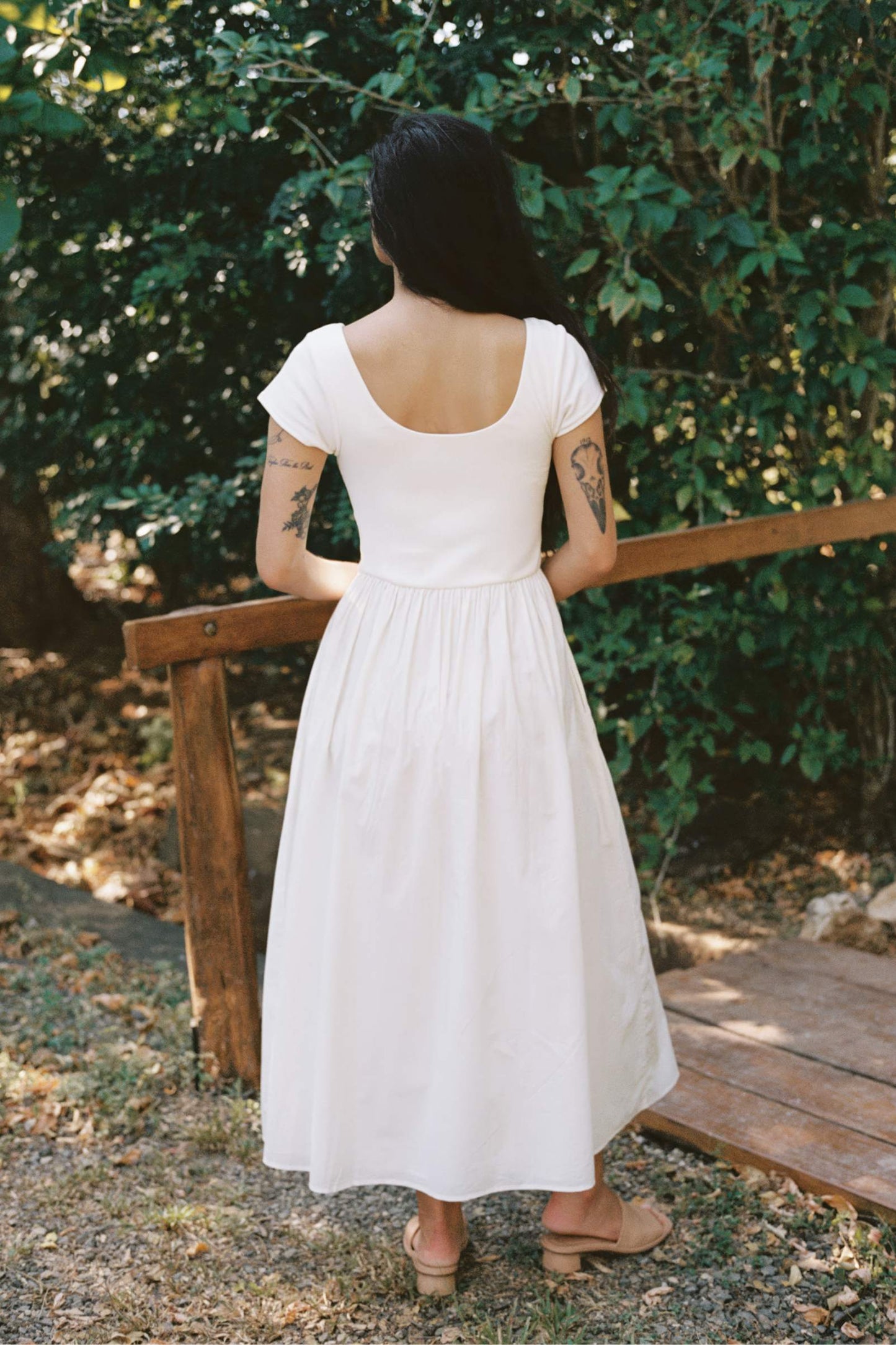 The Monica Dress | Antique White