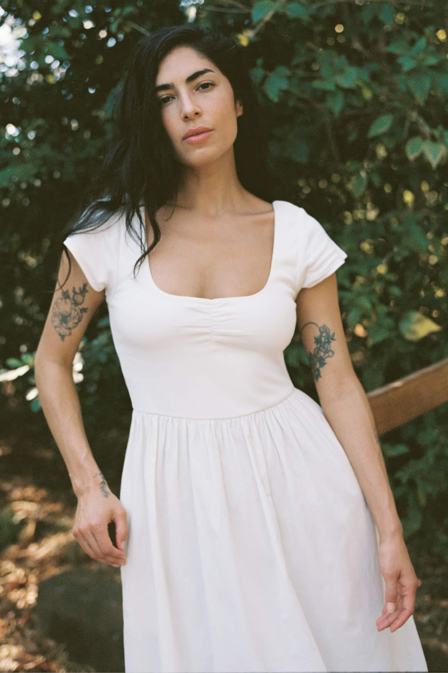 The Monica Dress | Antique White