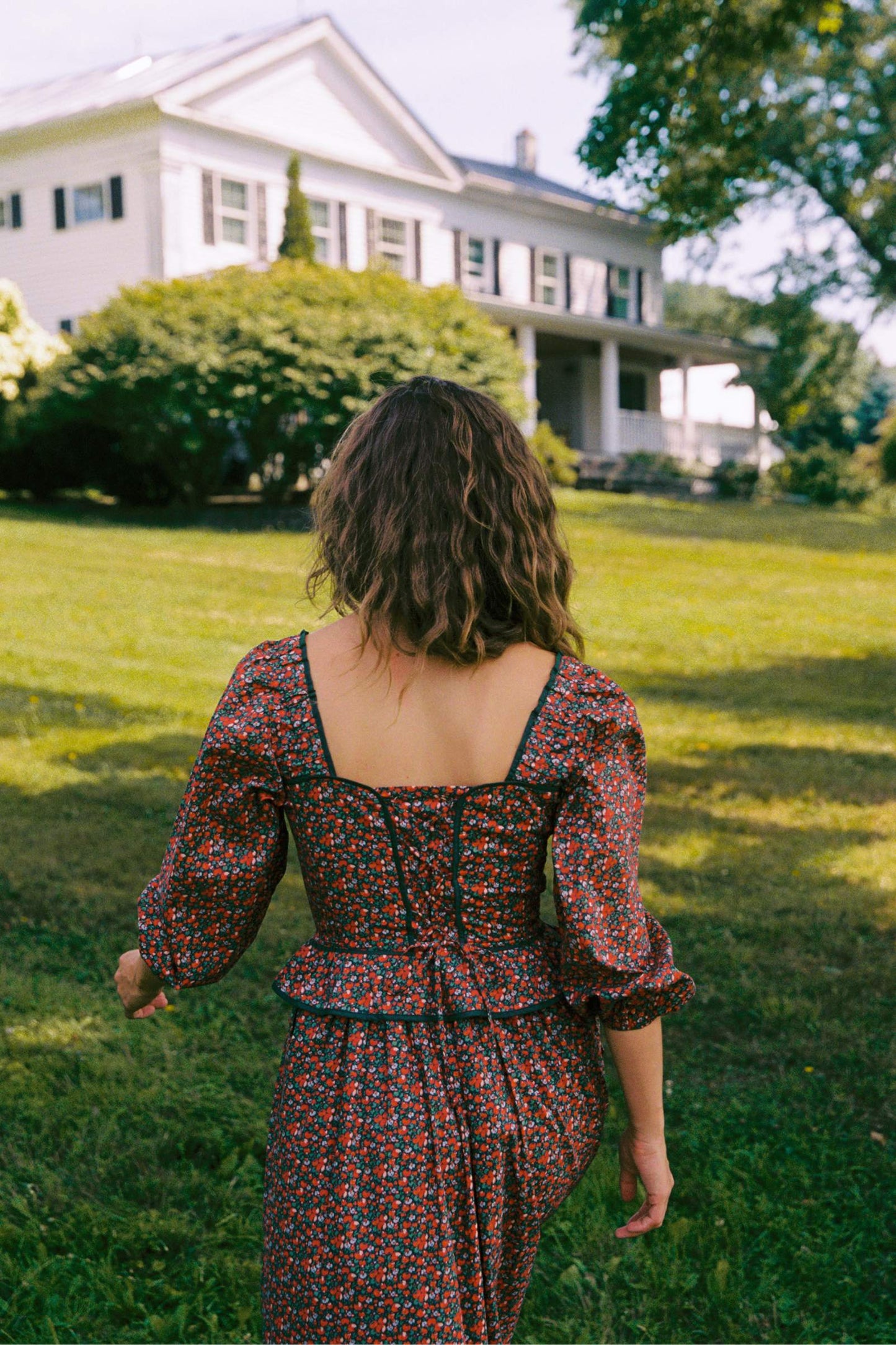 The Narcissa Dress | Evergreen Apple Harvest