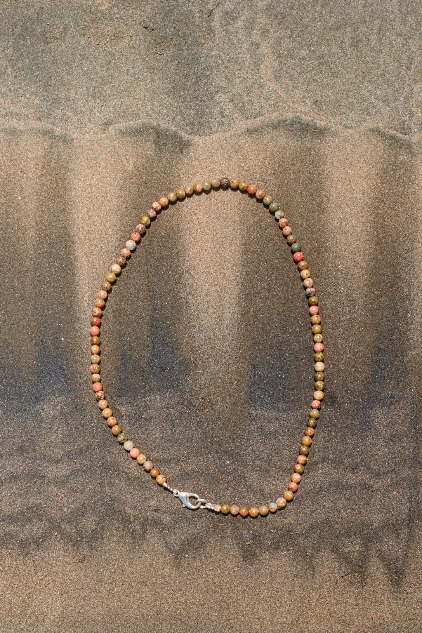 The Gemstone Necklace | Green Jasper