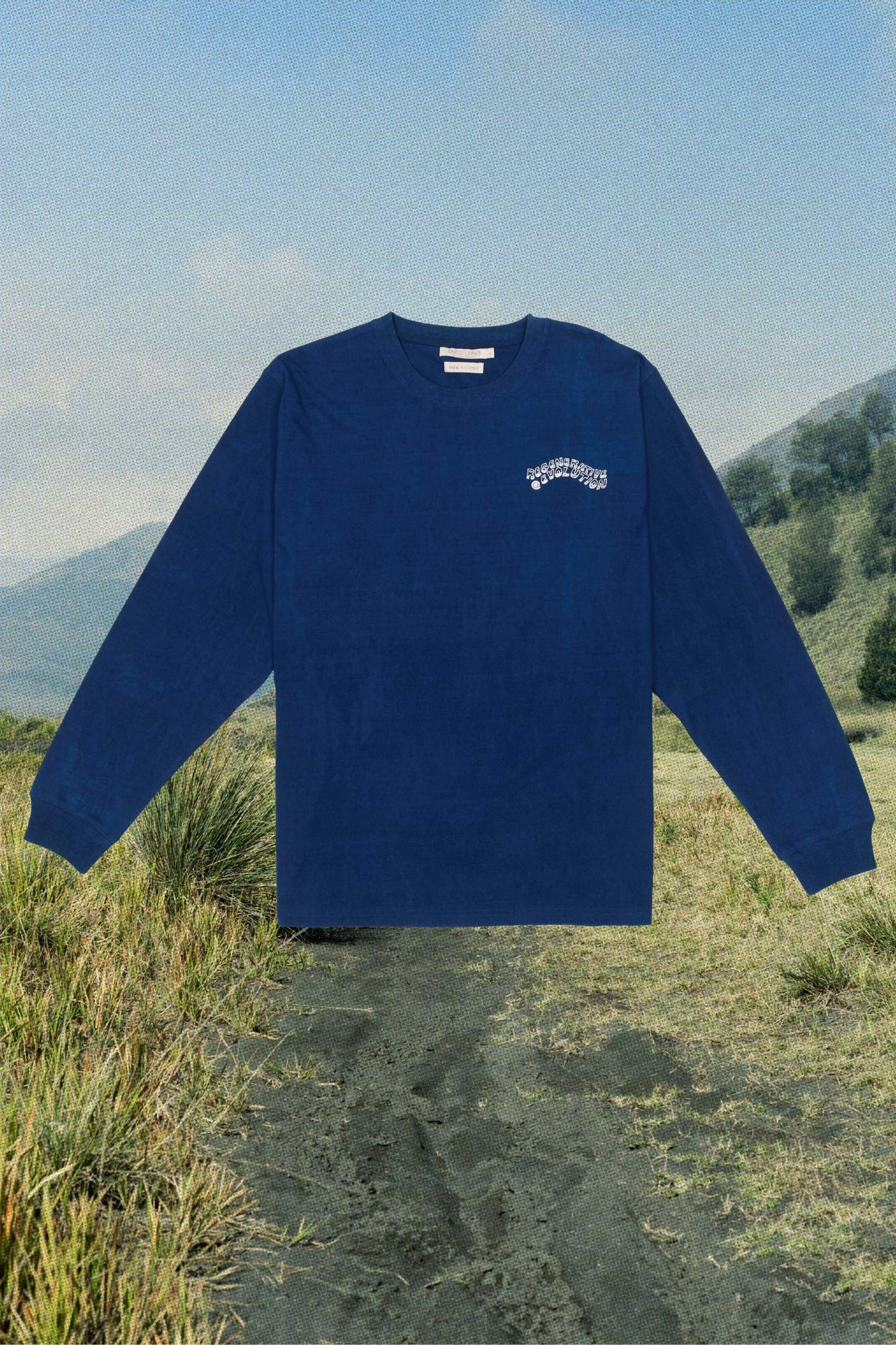 Regenerative Long Sleeve Tee | Evolution Indigo