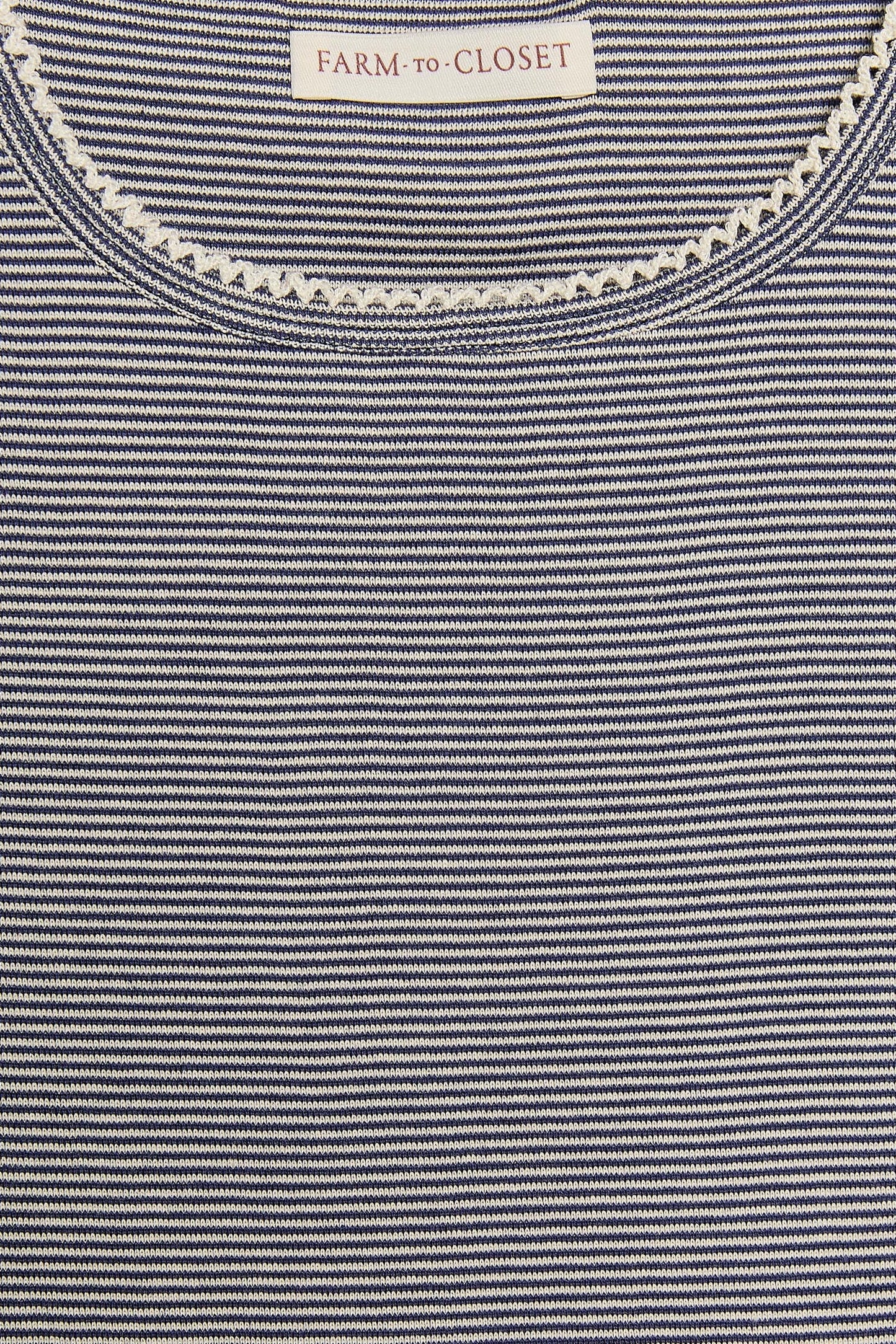 The Rayne Tee | Navy Stripe