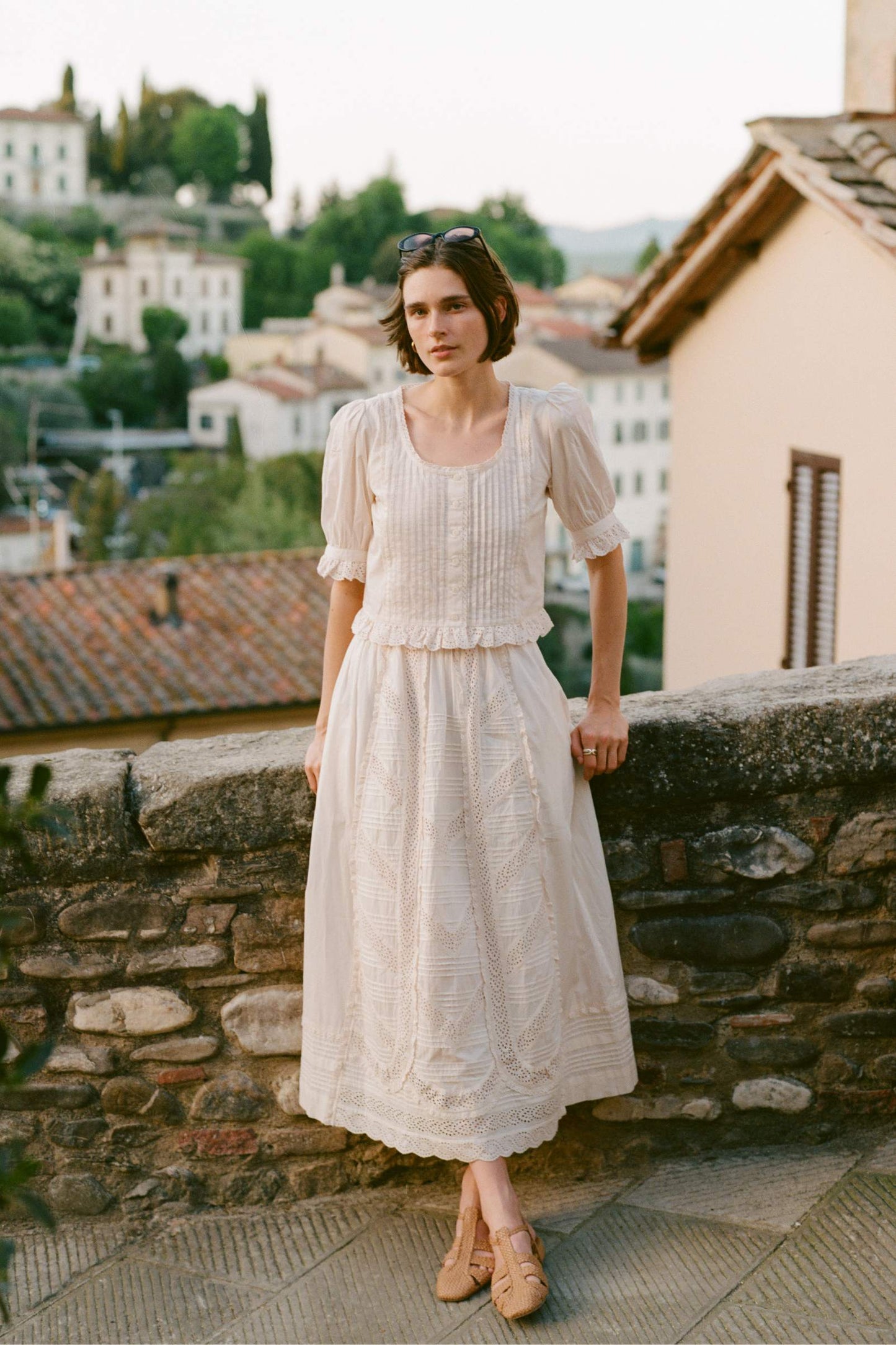 The Sulien Skirt | Pearl