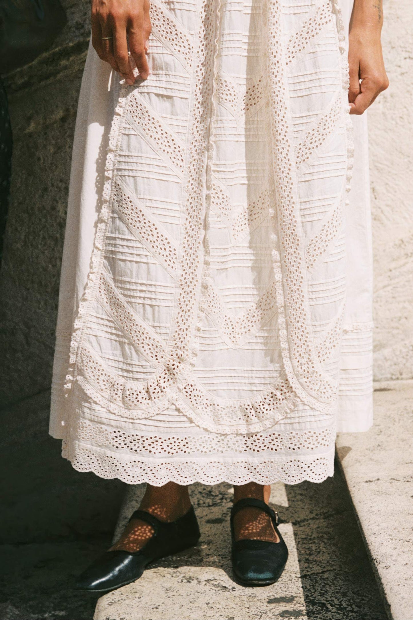 The Sulien Skirt | Pearl