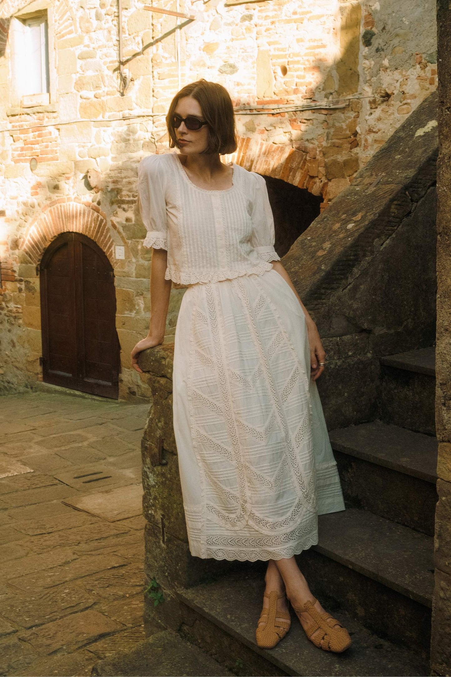 The Sulien Skirt | Pearl