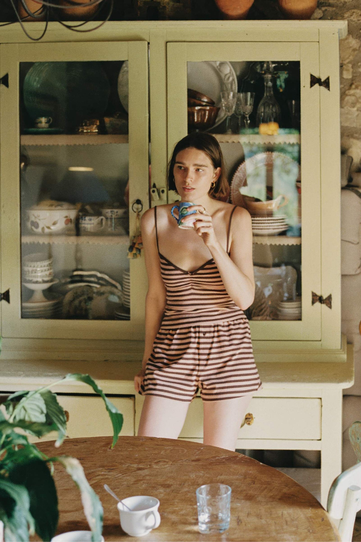 The Thelma Top | Chocolate Stripe