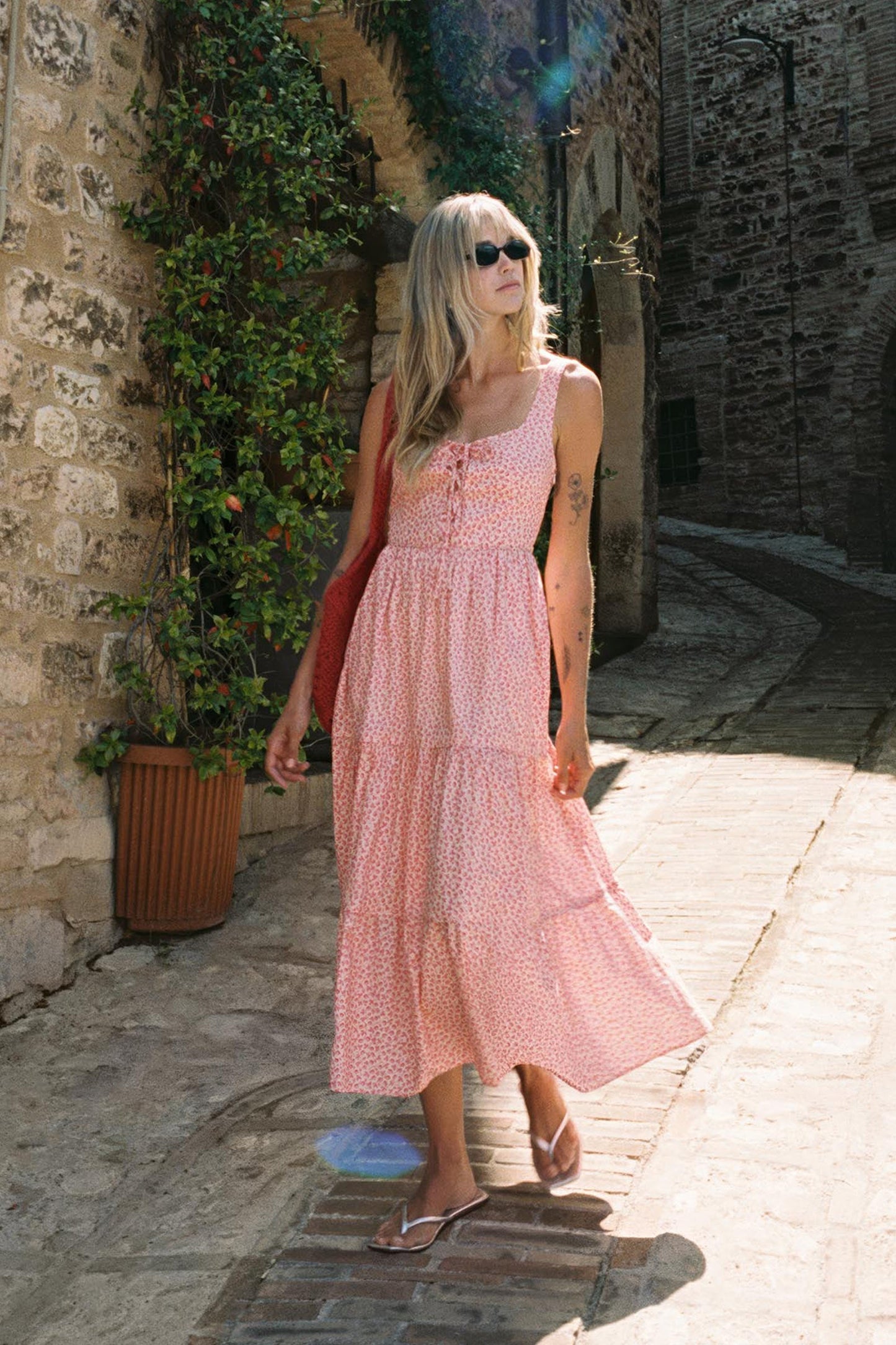 The Adele Dress | Raspberry Vine